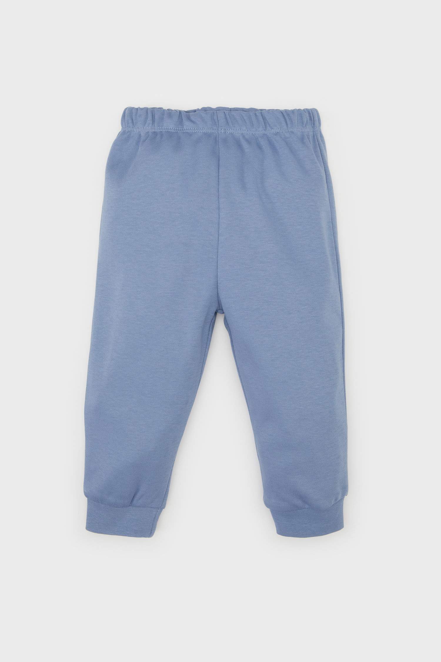 Erkek Bebek Pijama Takımı Baskılı Uzun Kollu Üst Beli Lastikli Alt