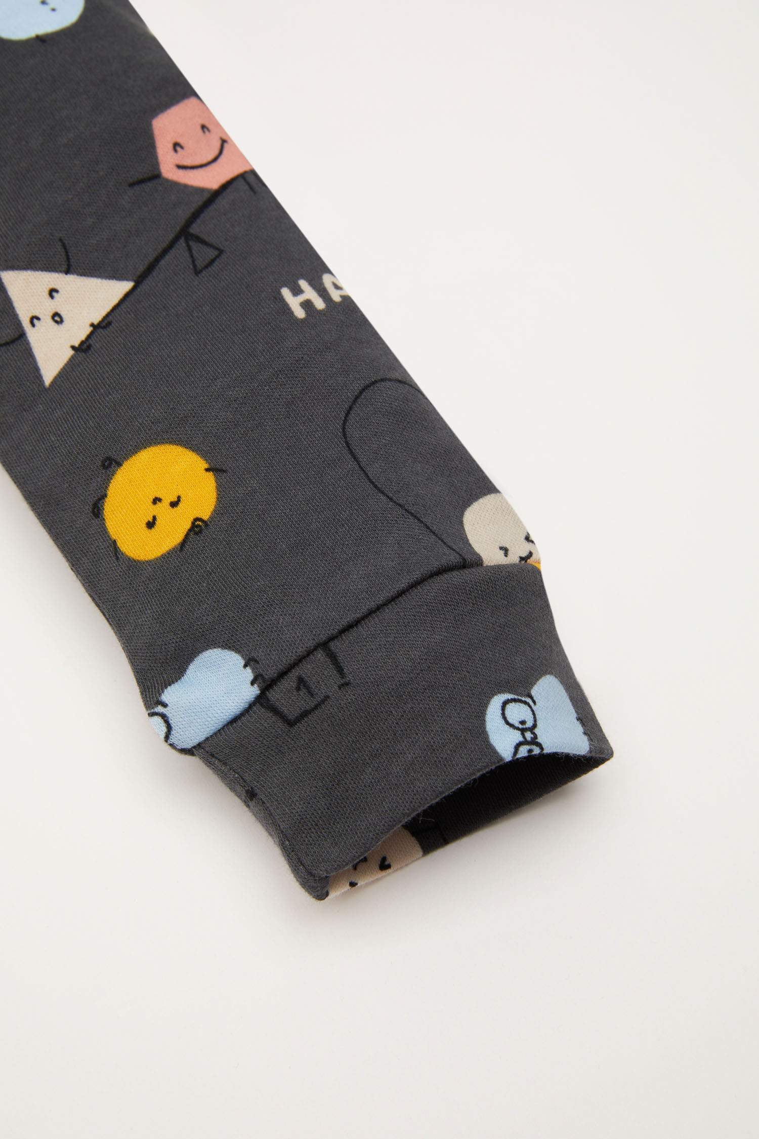 Baby Boy Patterned Top Bottom Pajama Set