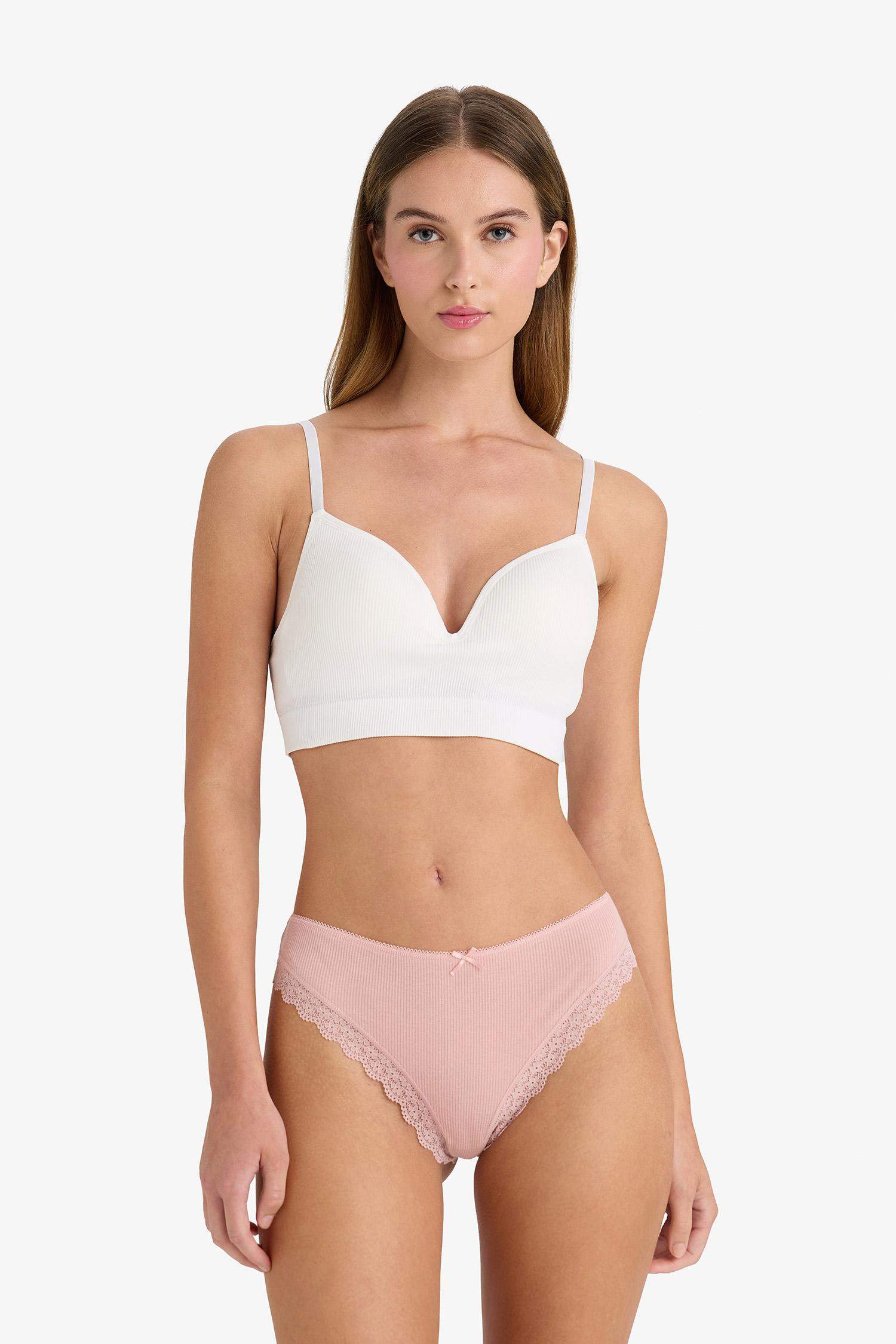 Dantel Detaylı Ribana 3'lü Brazilian Külot