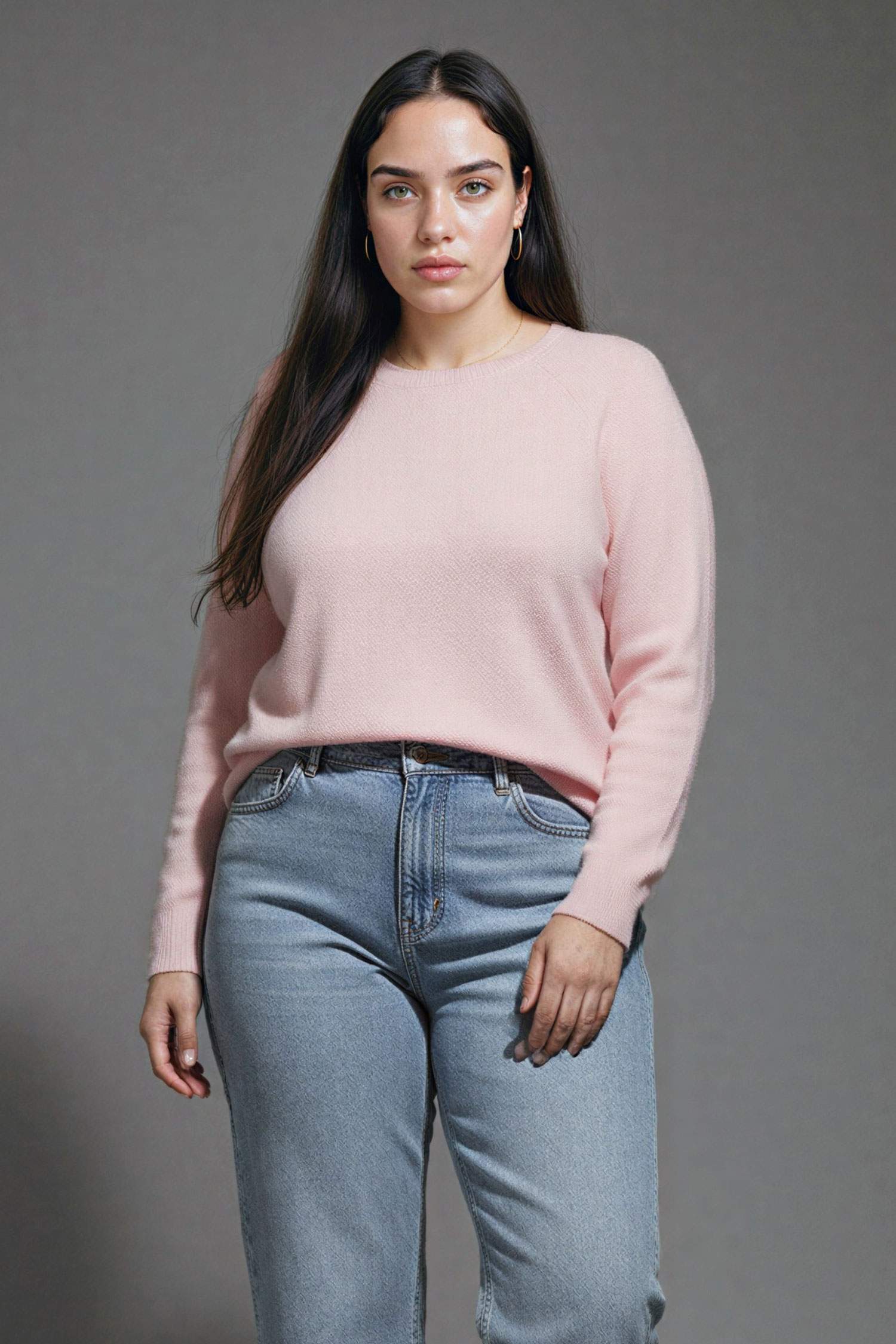Regular Fit Basic Soft Touch Soft Knit Pullover