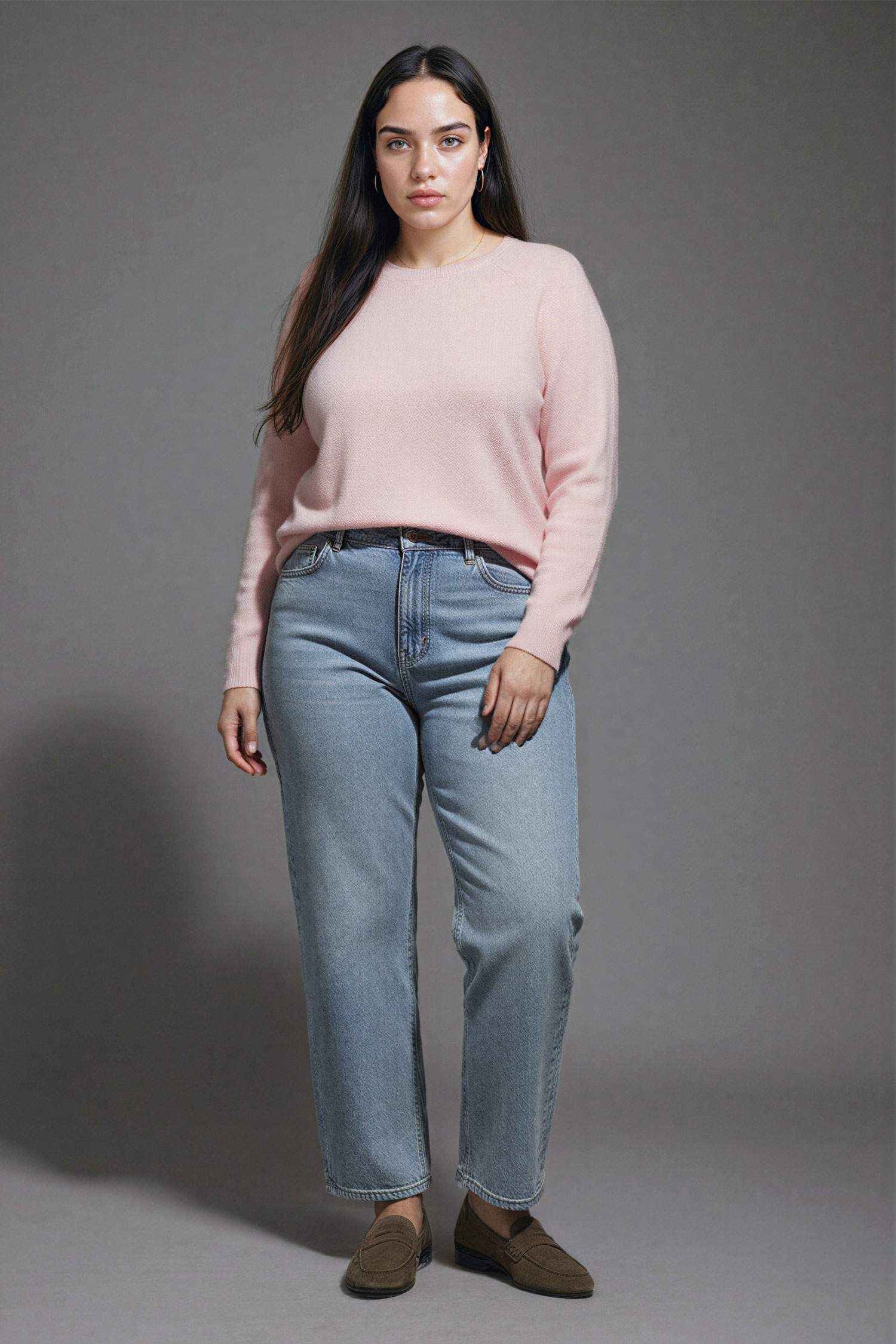 Regular Fit Basic Soft Touch Soft Knit Pullover