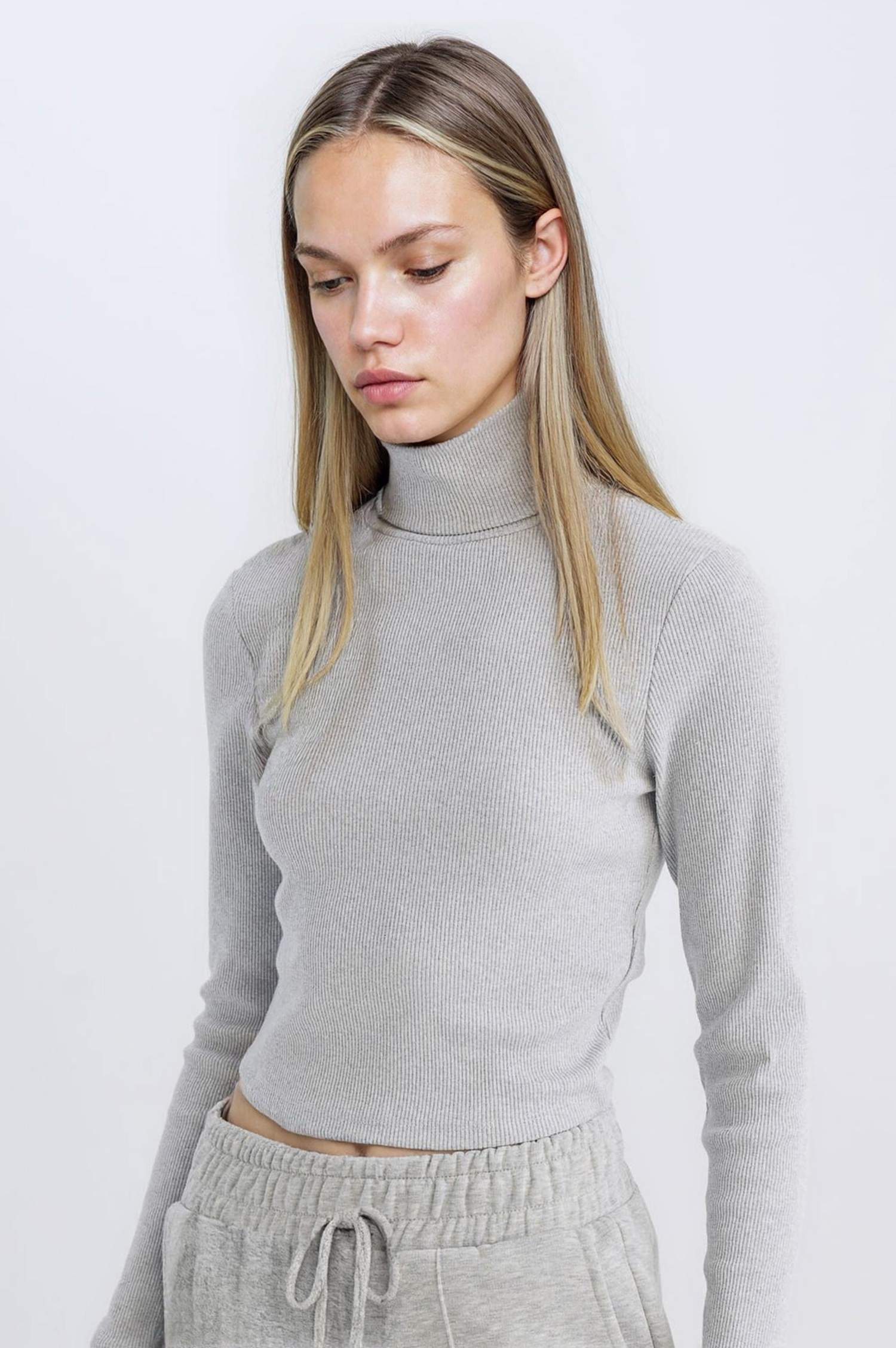 Slim Fit Camisole Long Sleeve T-Shirt