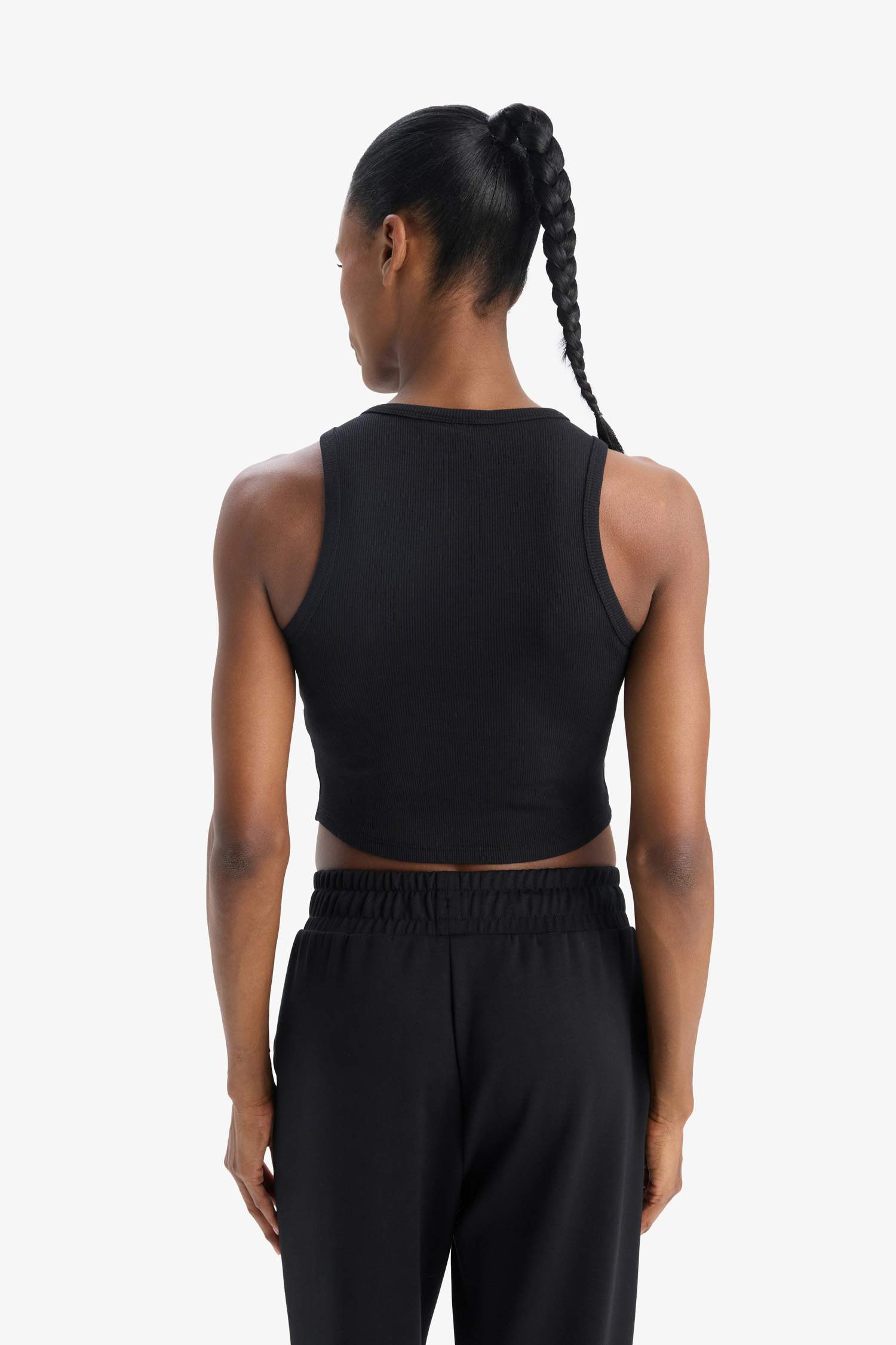 DeFactoFit NBA Miami Heat Crop Top Bisiklet Yaka Fitilli Kaşkorse Sporcu Atlet