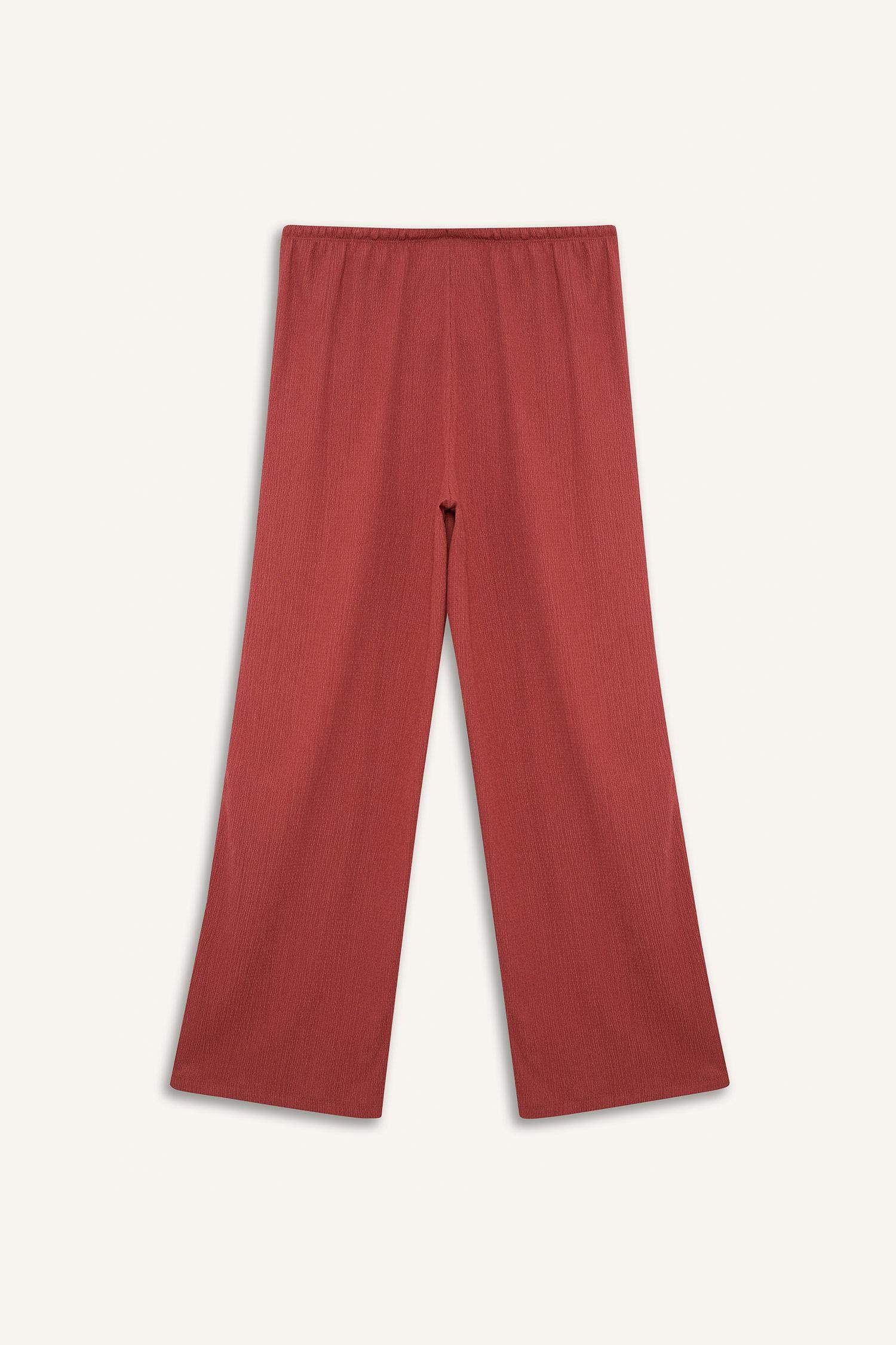 NBA New York Knicks Лицензиялық кең аяқ кринкл кең етек Шалбар