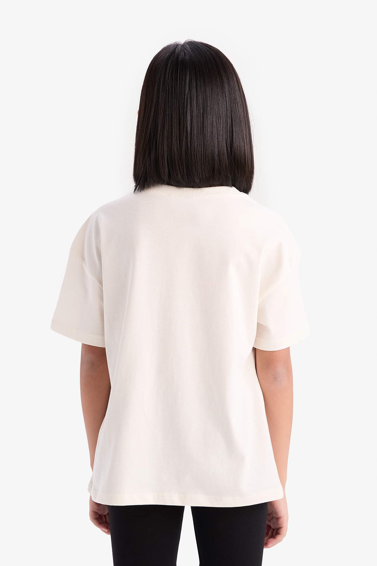 Kız Çocuk Looney Tunes Relax Fit Bisiklet Yaka Kısa Kollu Tişört