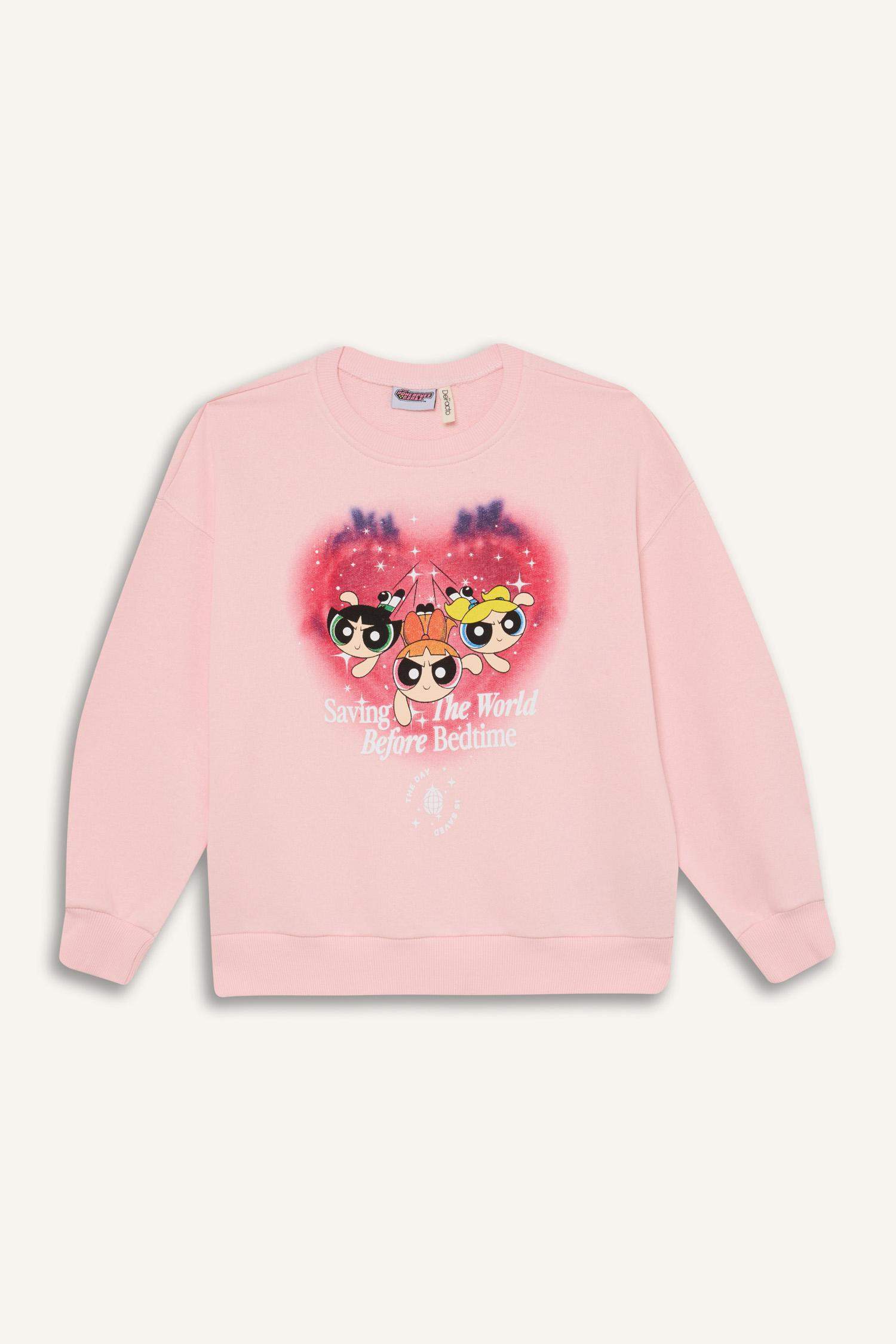 Sweatshirt PowerPuff Girls à coupe relax pour fille