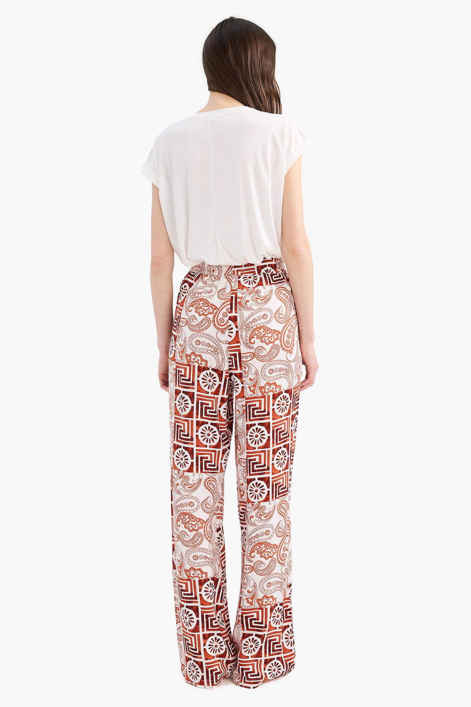 Regular Fit Regular Hem Trousers