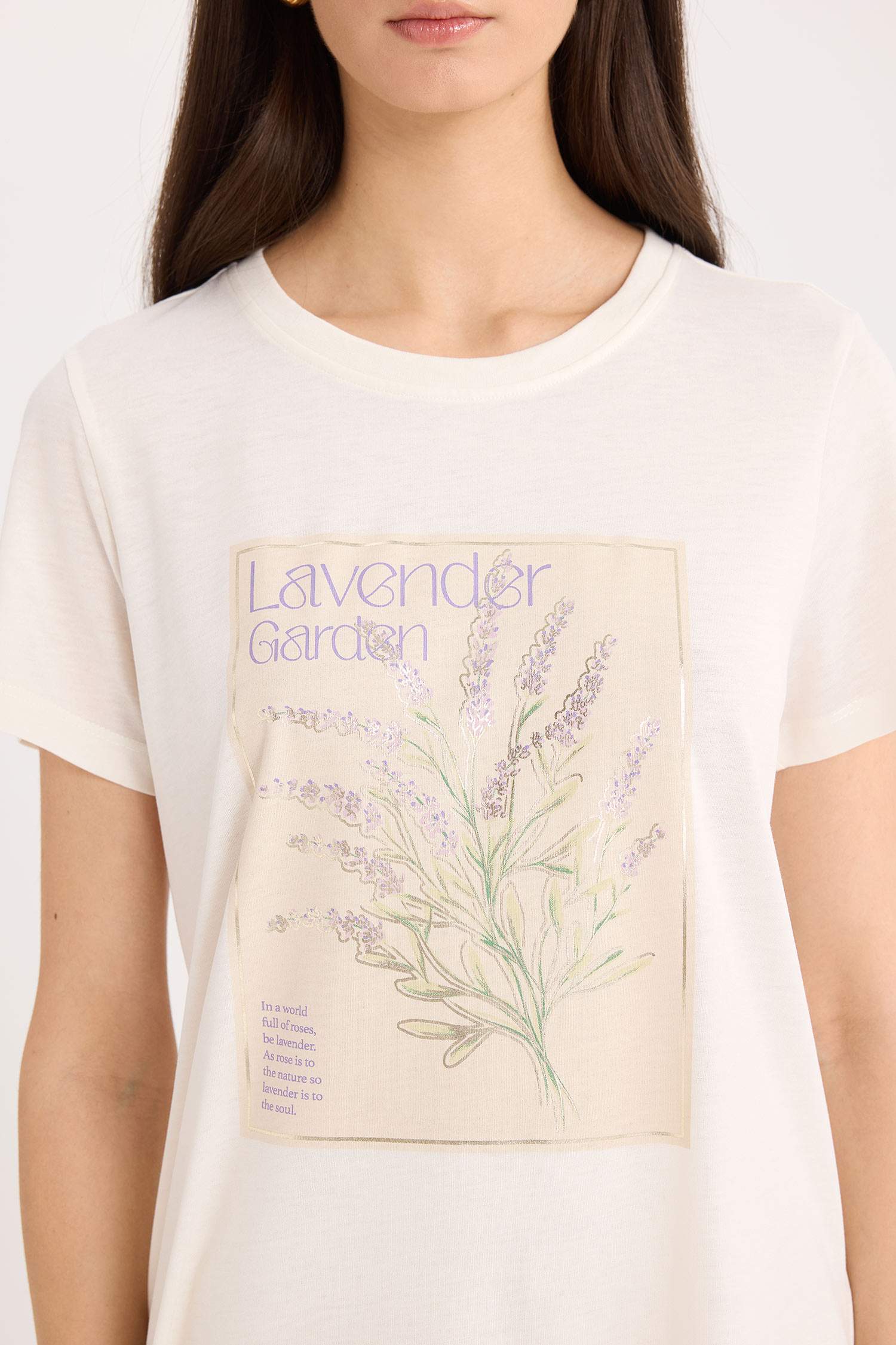 Рубашка с коротким рукавом и цветочным принтом с расслабленным кроем