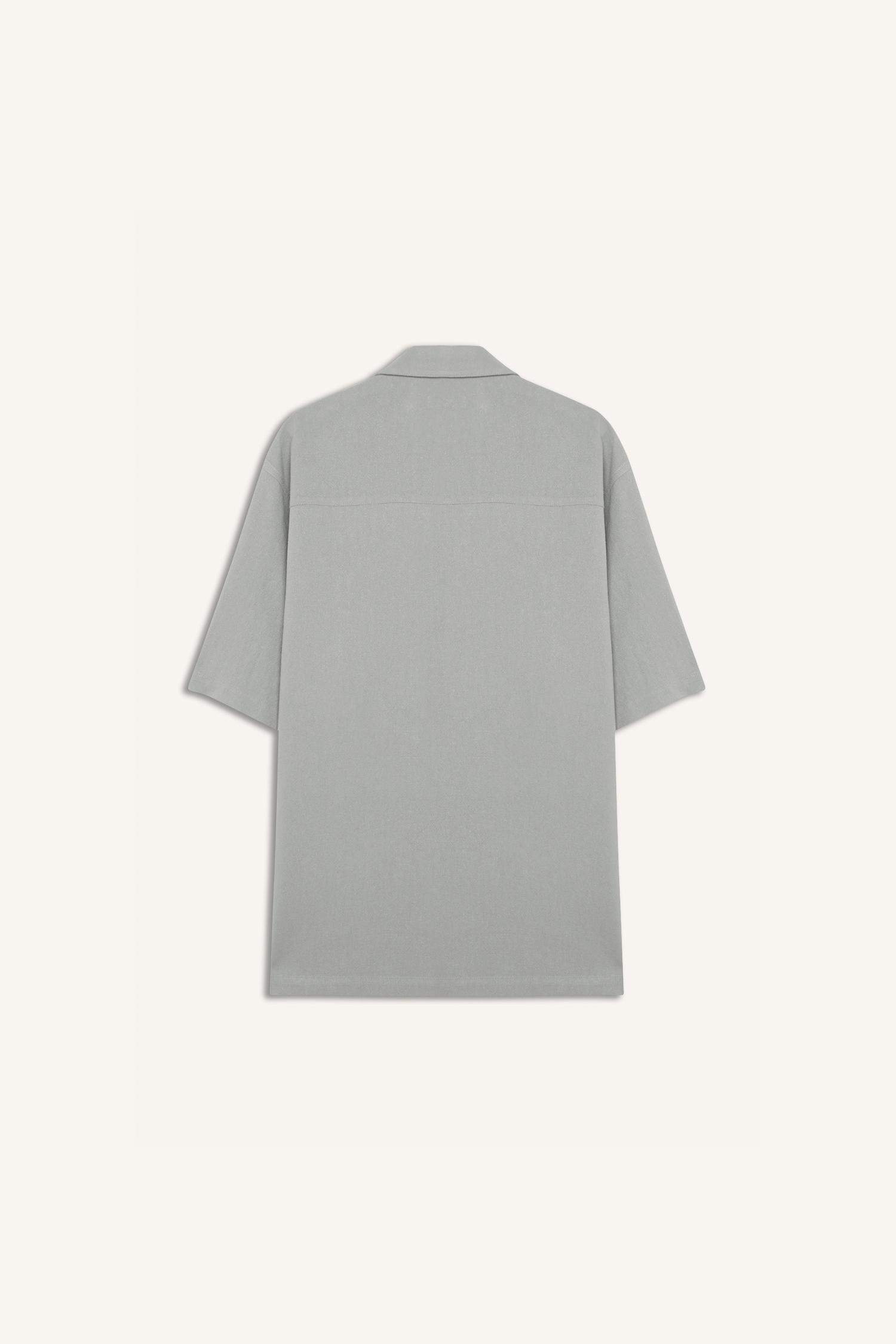 قميص نص كم قطن قصة مريحة برقبة بولو