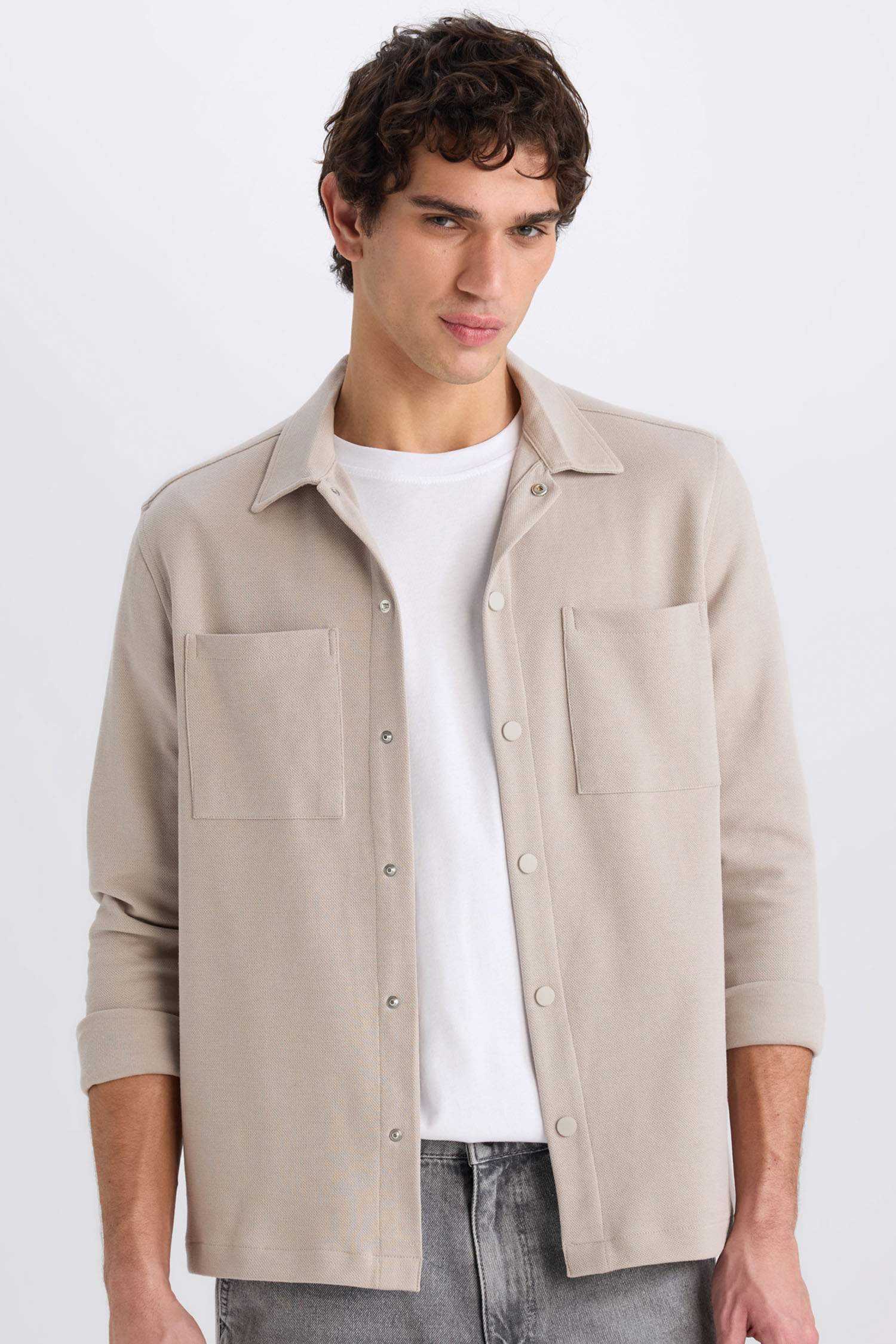 Regular Fit Basic Long Sleeve Shirt