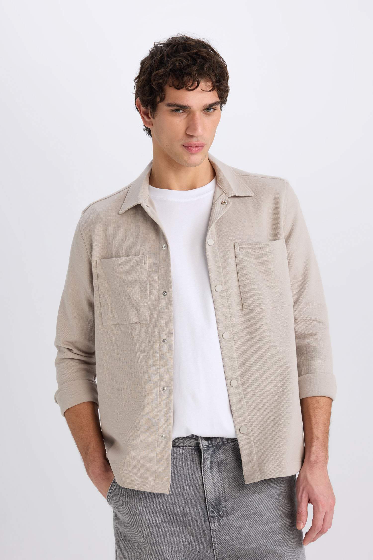 Regular Fit Basic Long Sleeve Shirt