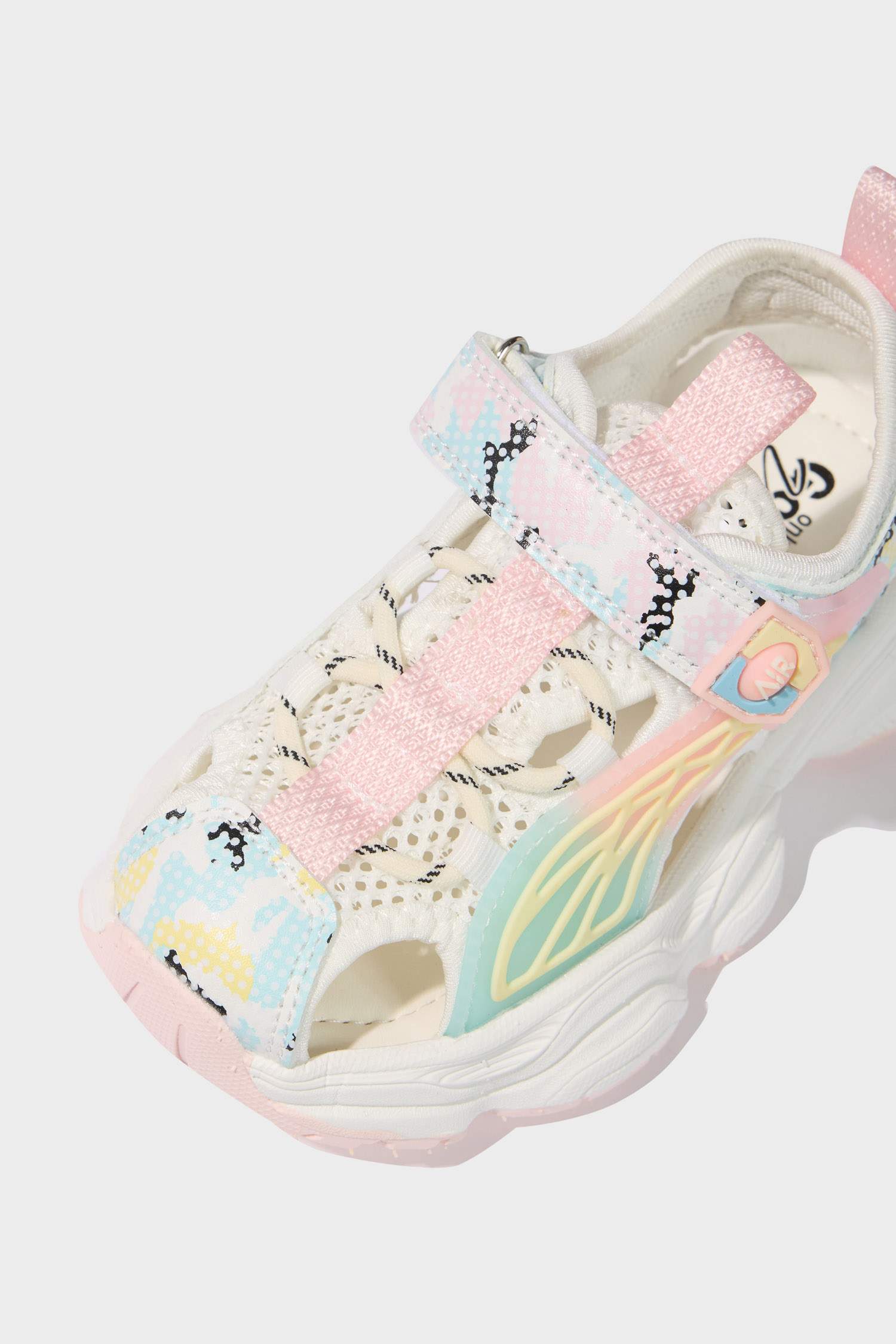 Kız Çocuk Düz Taban Suni Deri Sandalet