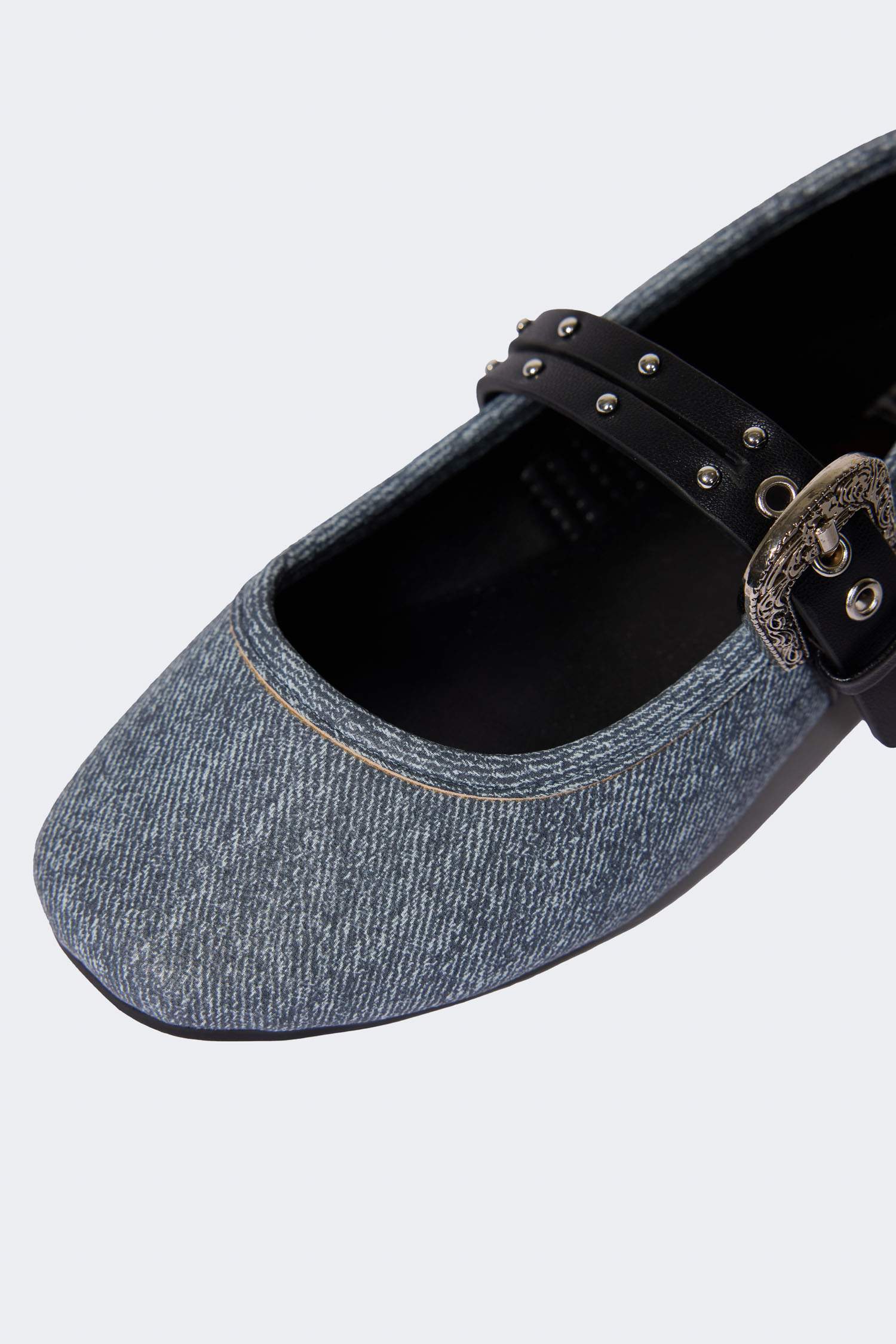 Girl Denim Ballerina Flat Shoes