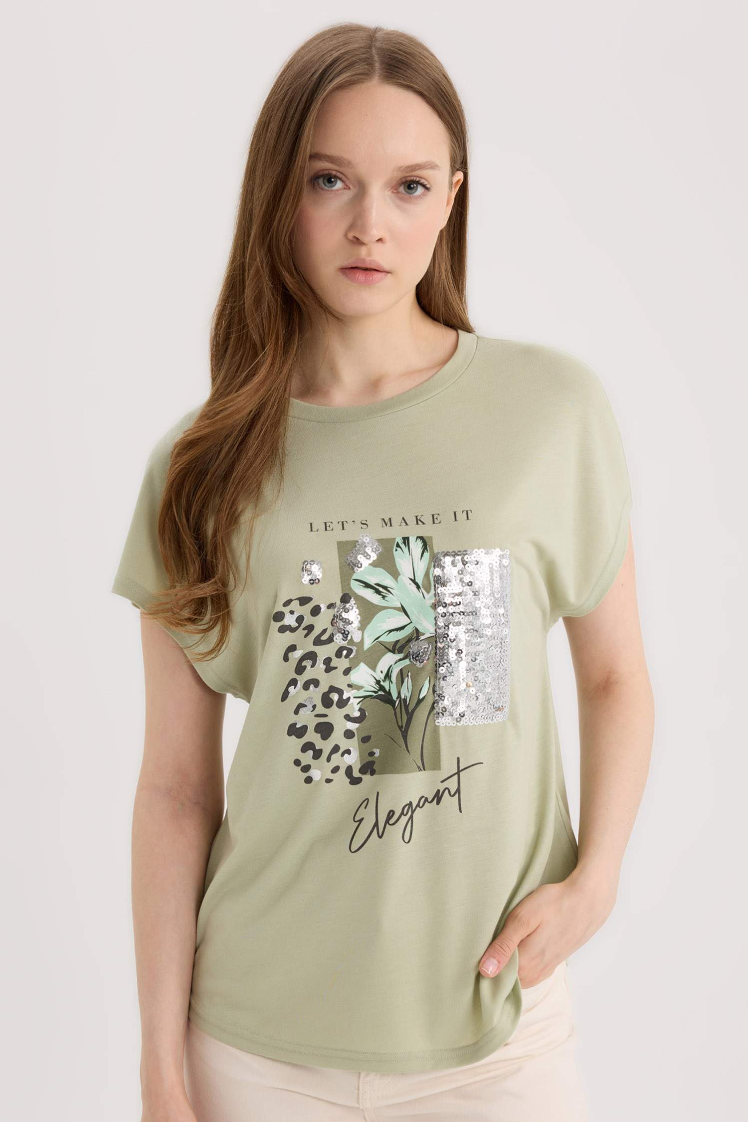 Crew Neck Short Sleeve T-Shirt