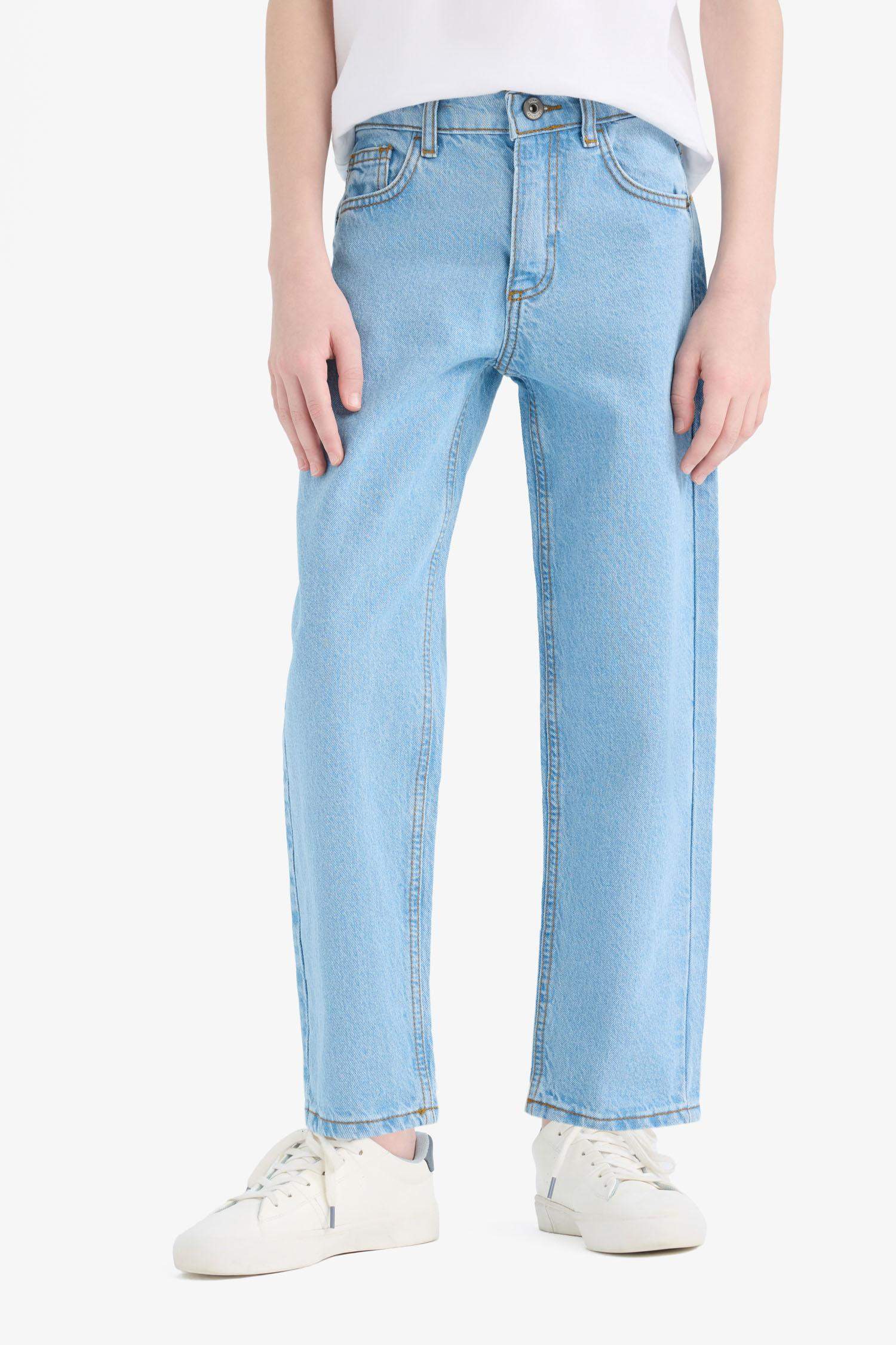 Джинсы для мальчика Straight Fit с прямыми штанинами