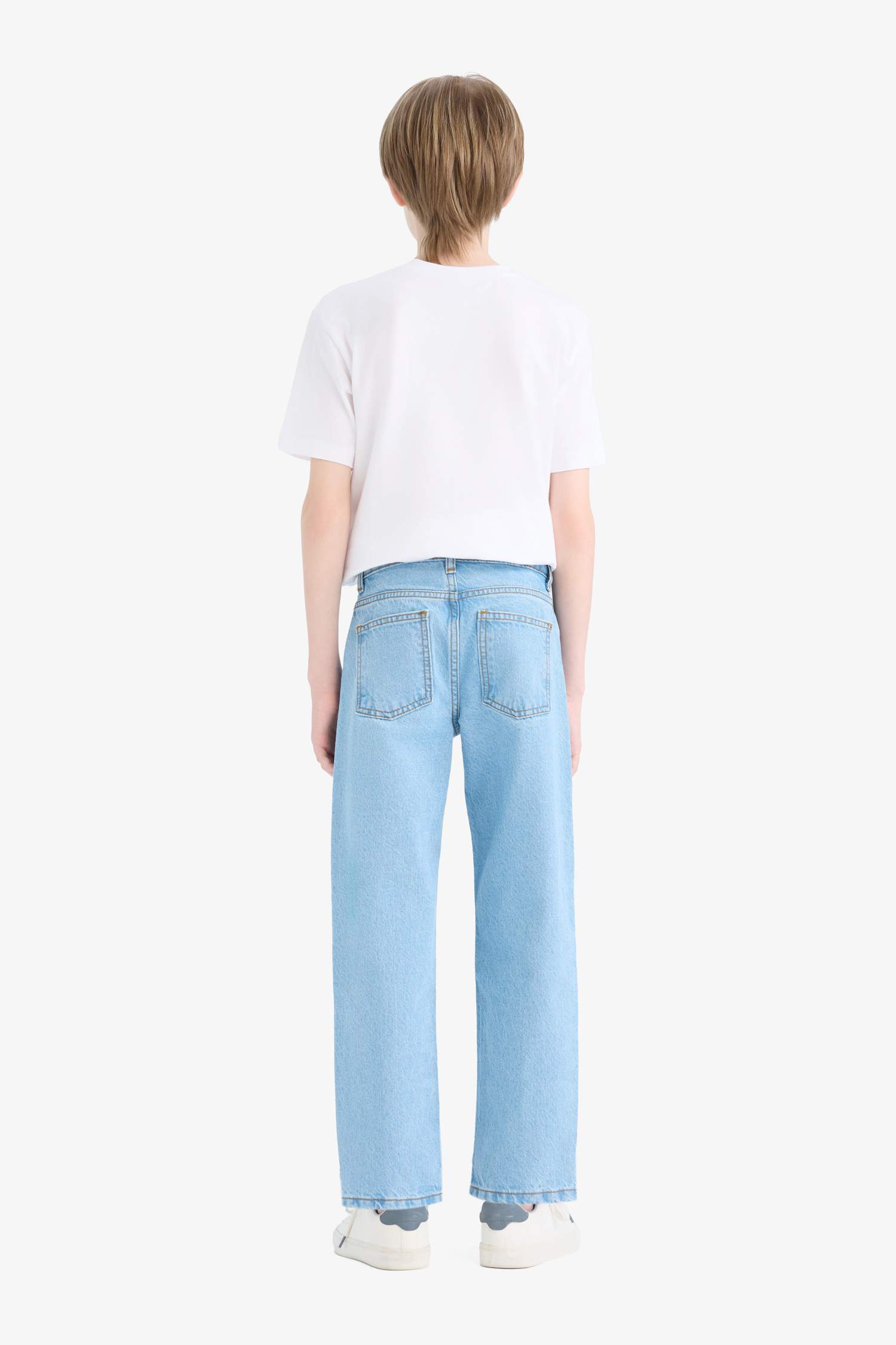 Джинсы для мальчика Straight Fit с прямыми штанинами