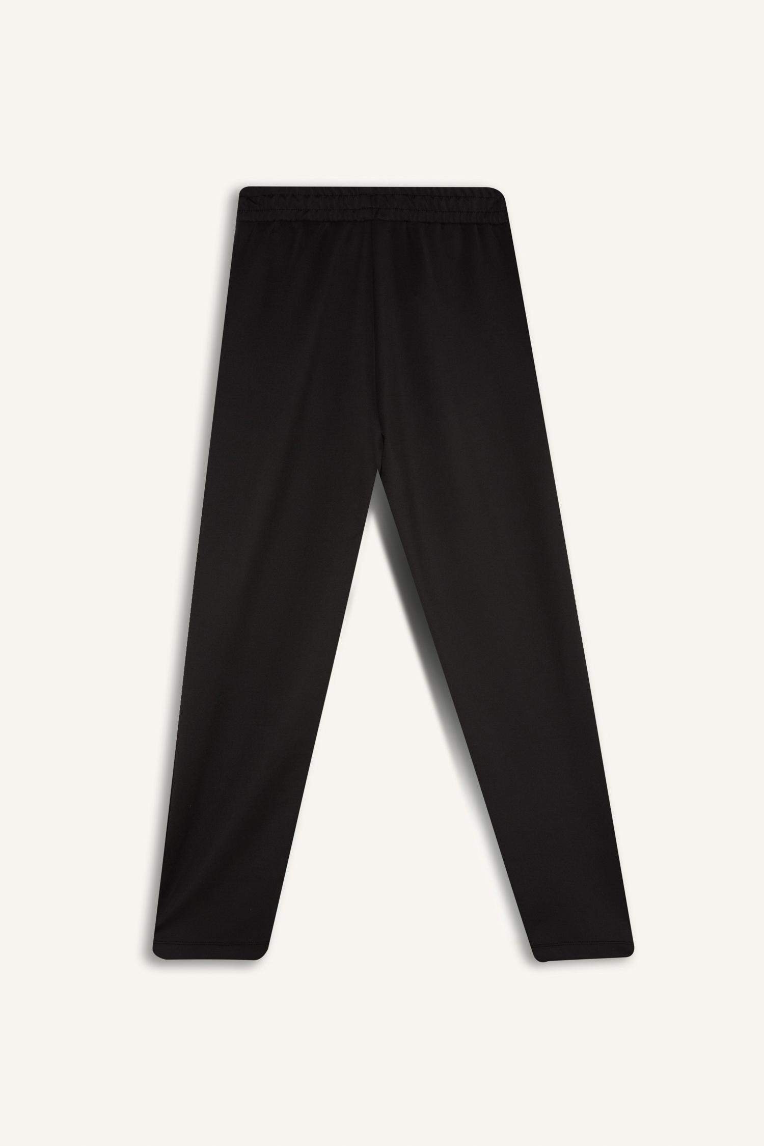 Regular Fit Cepli Pensli Skuba Dalgıç Kumaş Beli Lastikli Pantolon