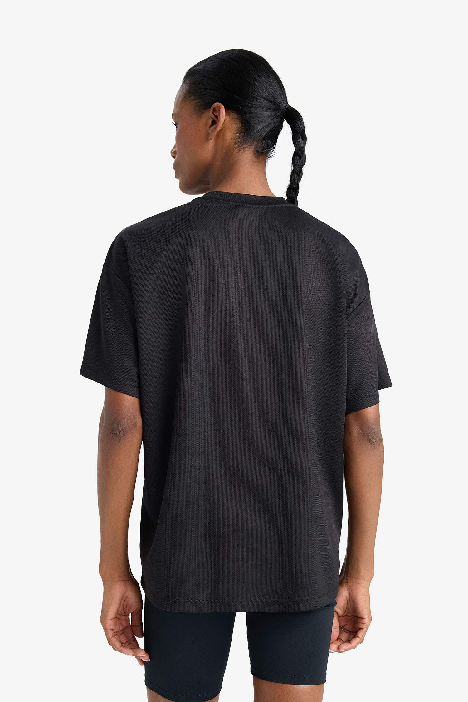 تيشيرت رياضي مطبوع اوفر سايز من DeFactoFit