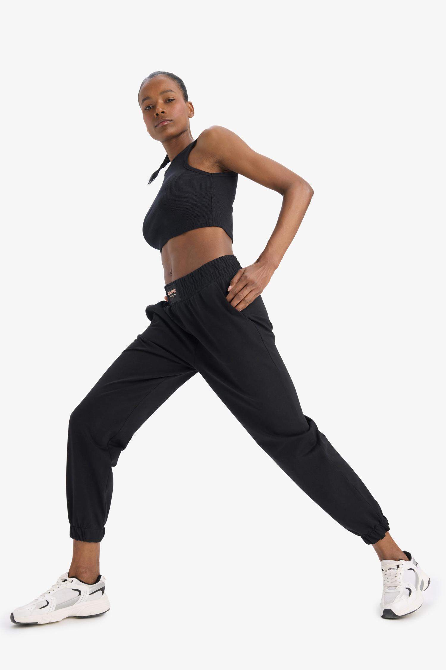 Standart Fit Cepli Jogger Paça İnce Sporcu Eşofman Altı