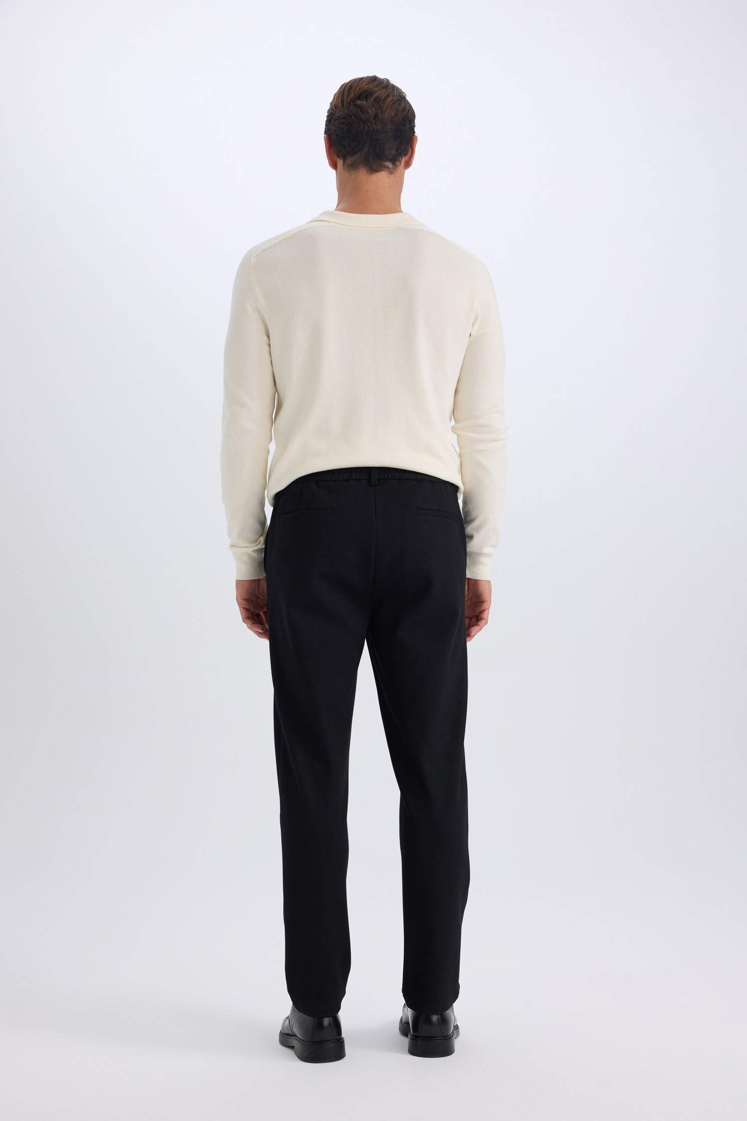 Tailored Regular Fit Normal Kesim Kumaş Pantolon Basic Düz Cepli