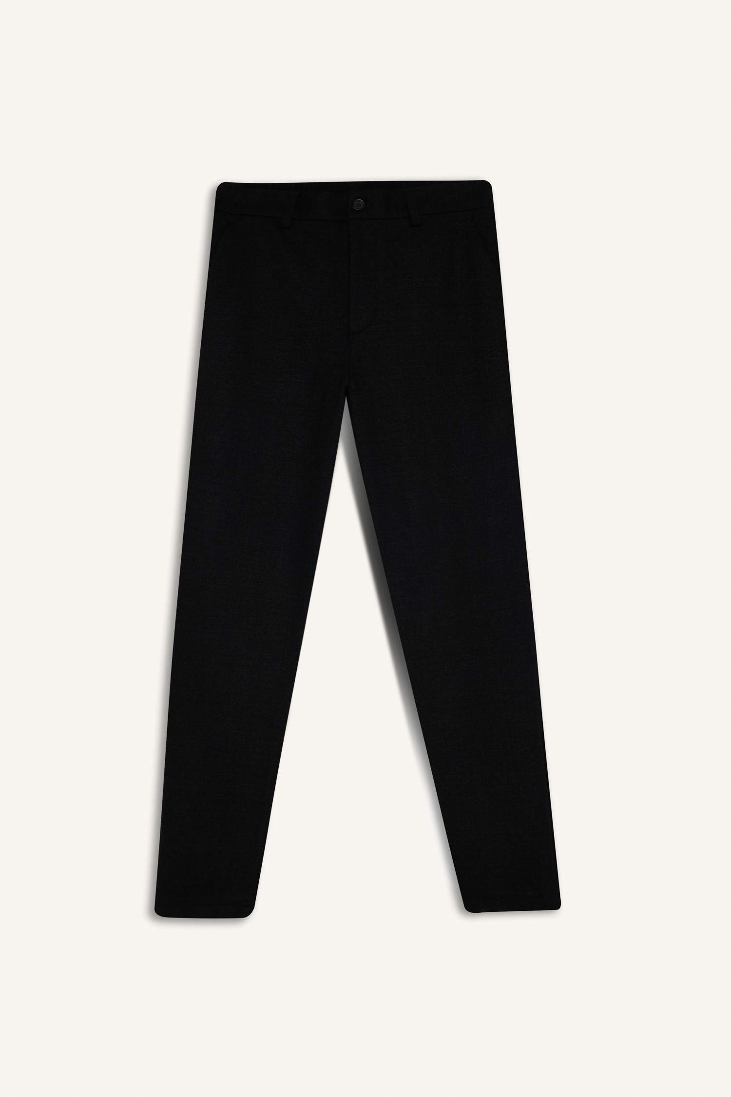 Tailored Regular Fit Normal Kesim Kumaş Pantolon Basic Düz Cepli