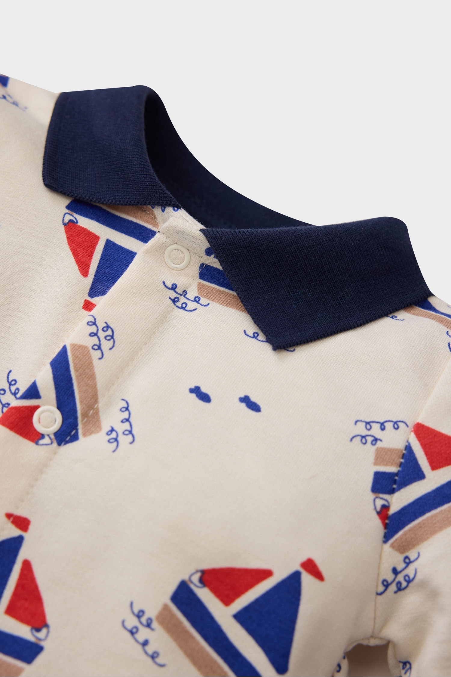 بدلة اولاد مطبوعة بأكمام طويلة