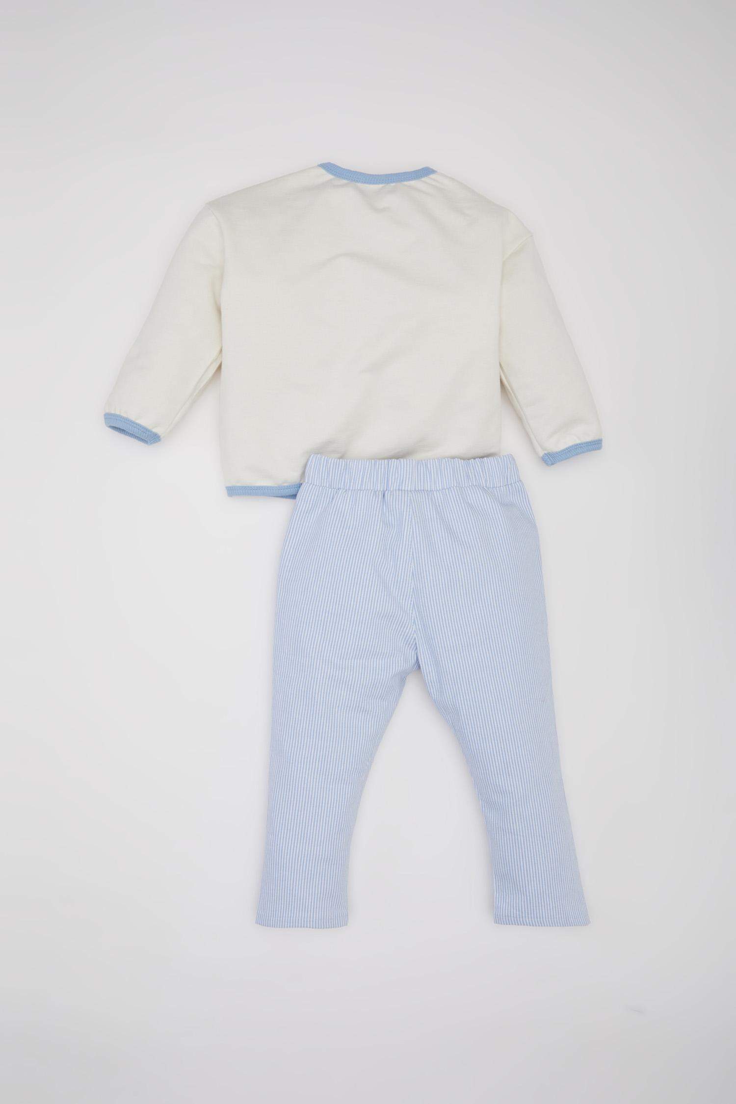 Baby Boy Marine Printed Thin Fabric 2 Piece Set