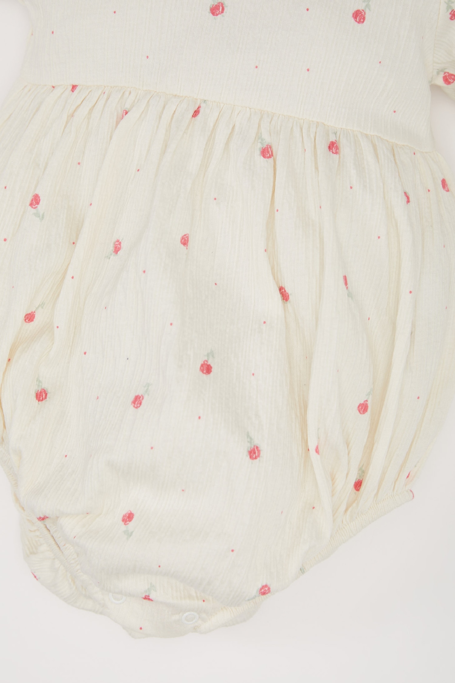 بودي بناتي كم طويل فلورال بأزرار