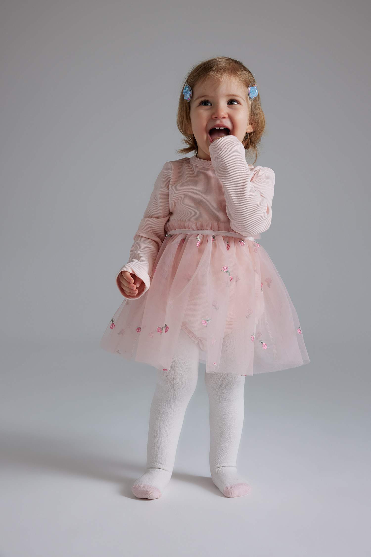 Ensemble de Robe tutu brodée Collants et bandeau pour bébé fille