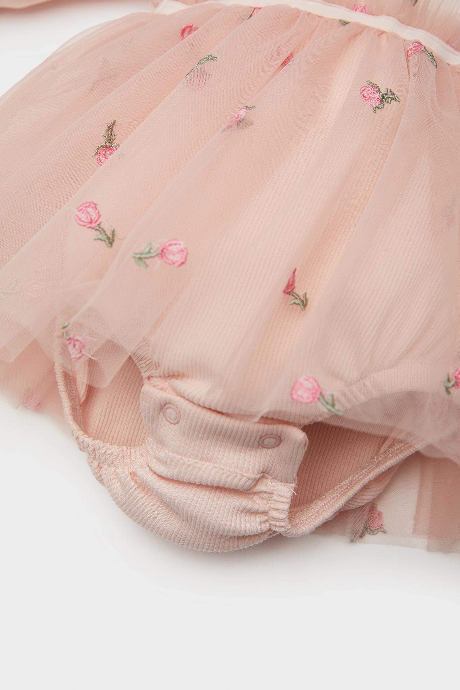 Ensemble de Robe tutu brodée Collants et bandeau pour bébé fille