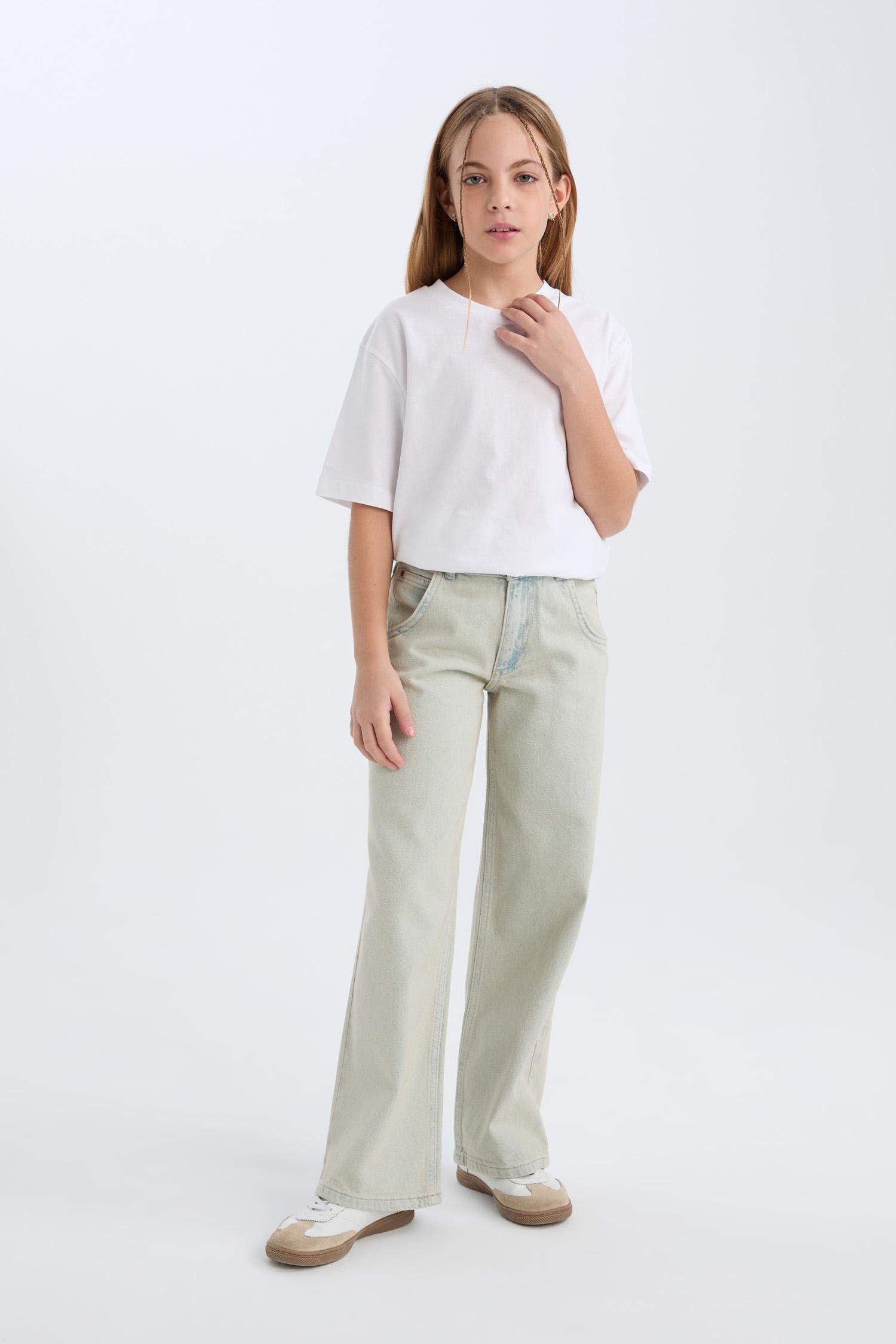 Джинсы-клеш для девочек