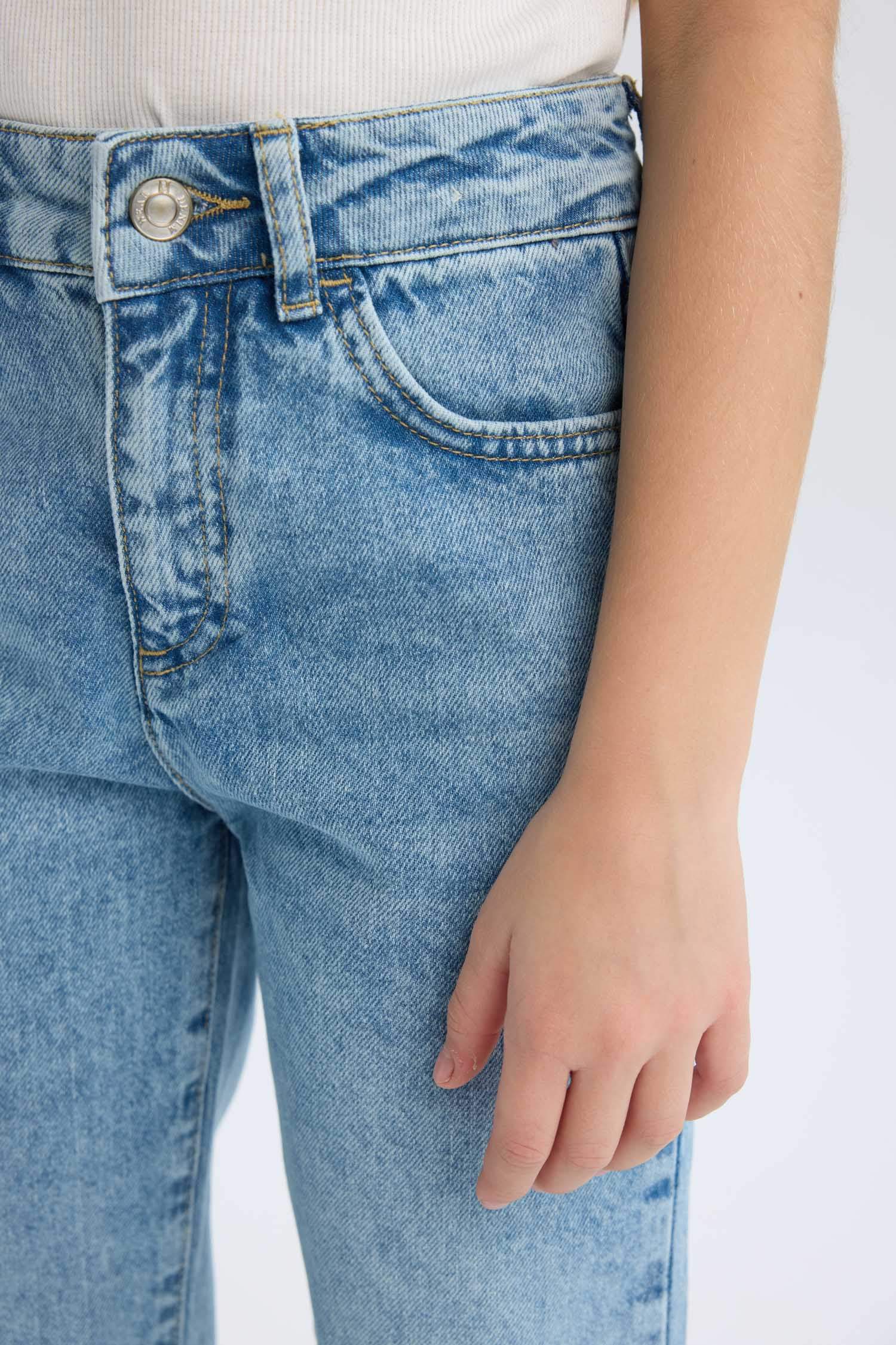 Қыздарға мом пішімі деним Шалбар