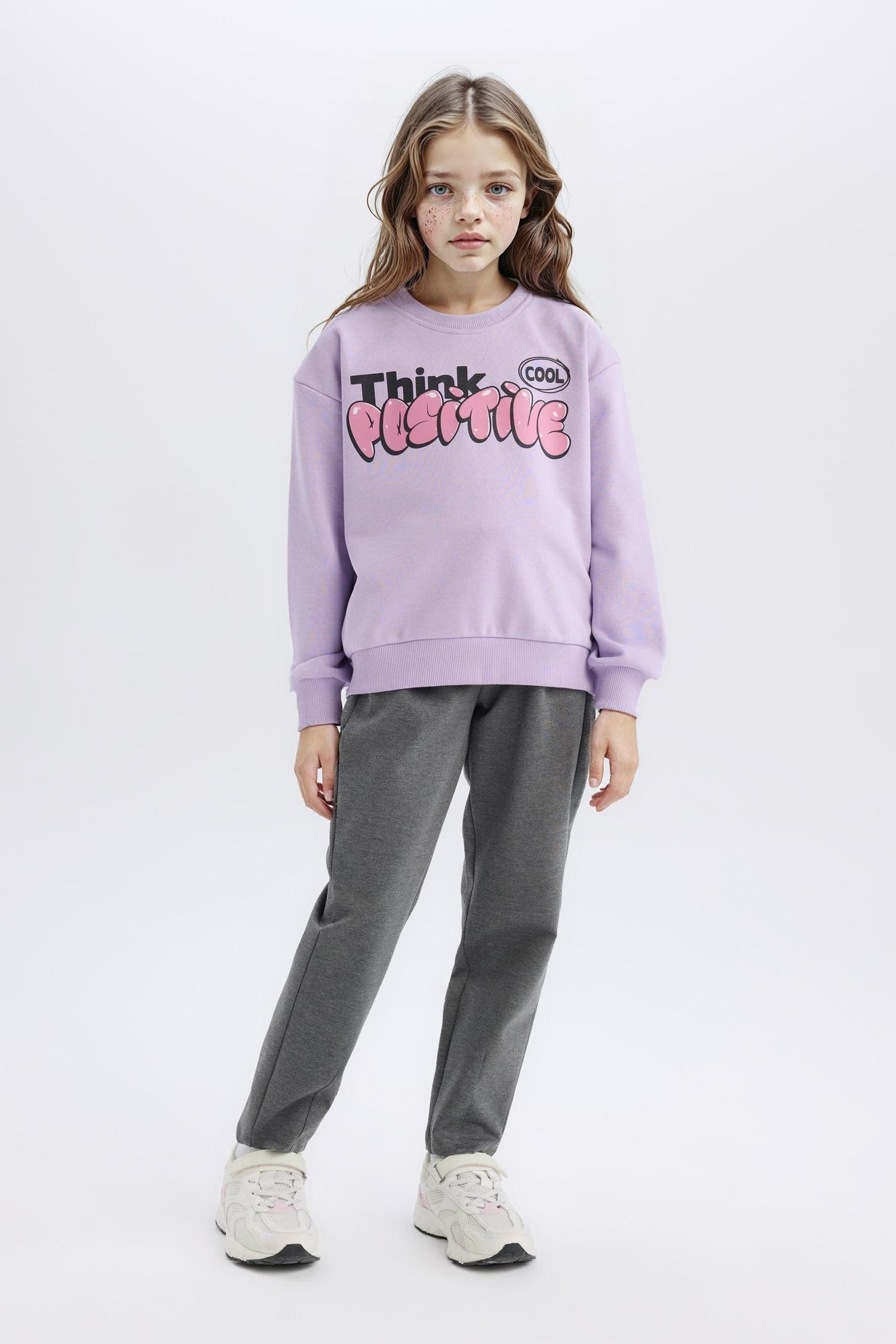 Girl Printed Elastic Waist Jogger Sweatpants