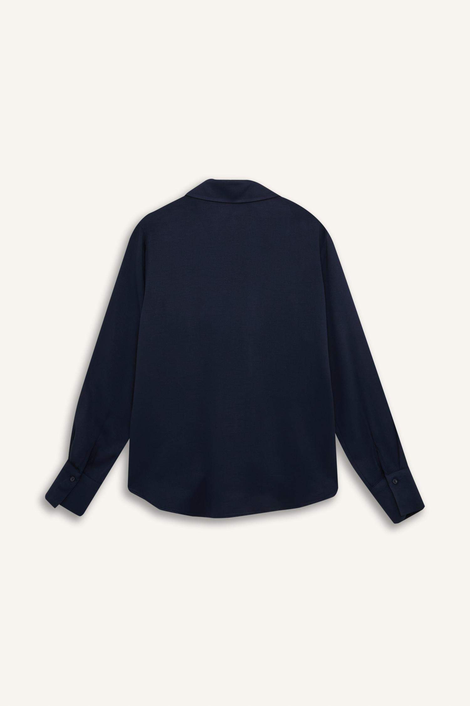 Regular Fit Basic Düz Uzun Kollu Gömlek