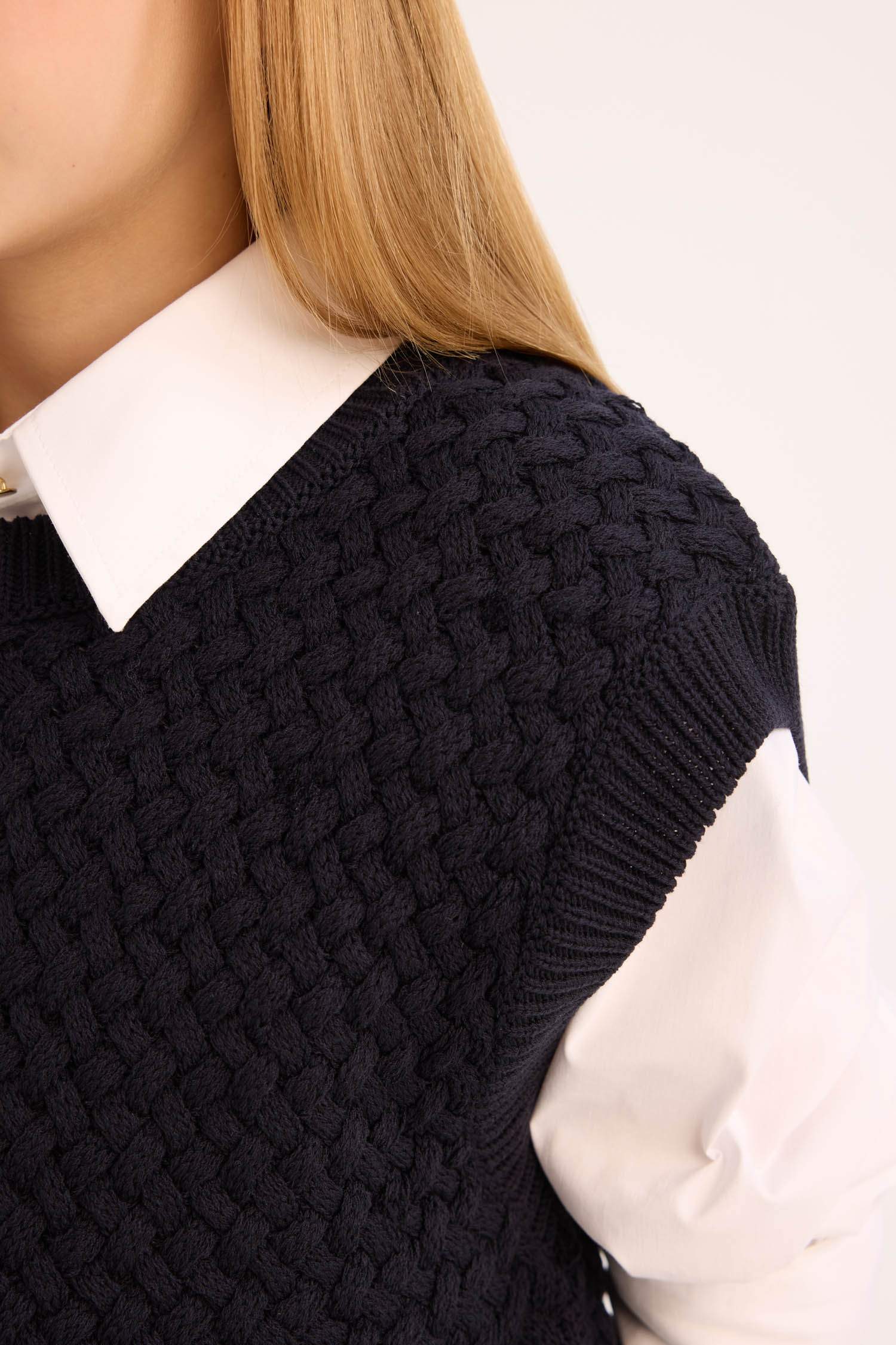 Kız Çocuk Bisiklet Yaka Triko Süveter