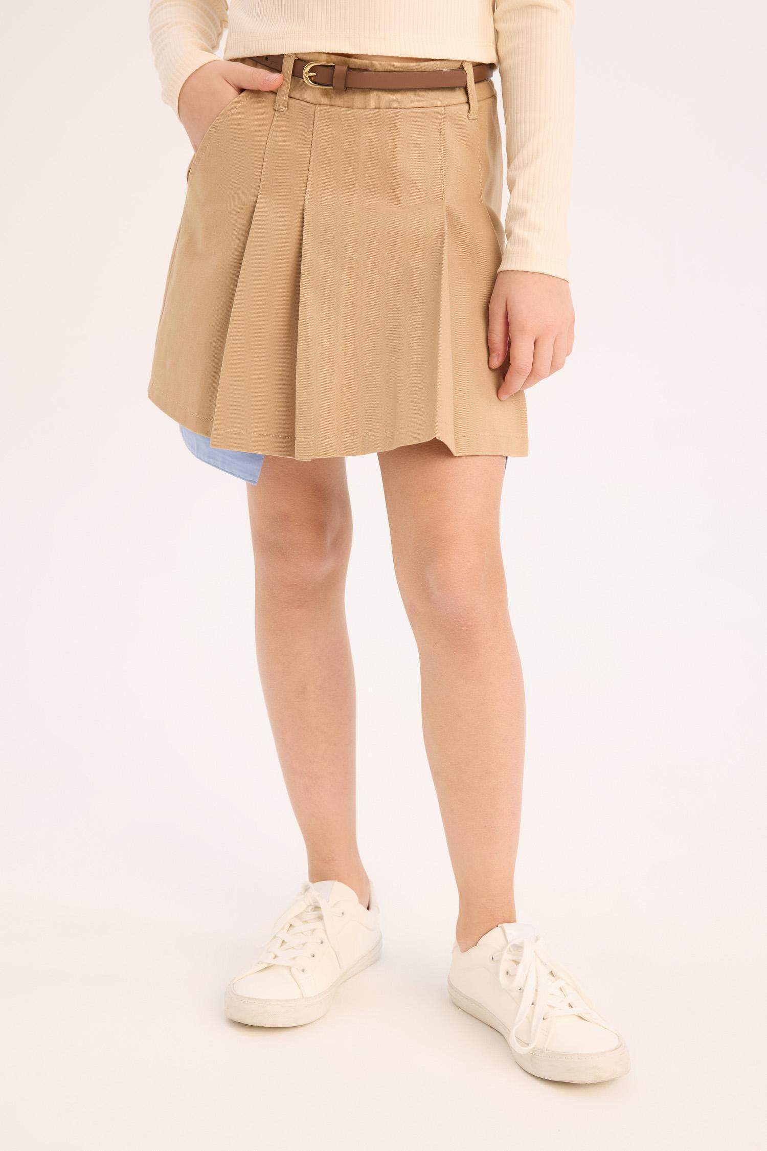 Girl Gabardine Skirt
