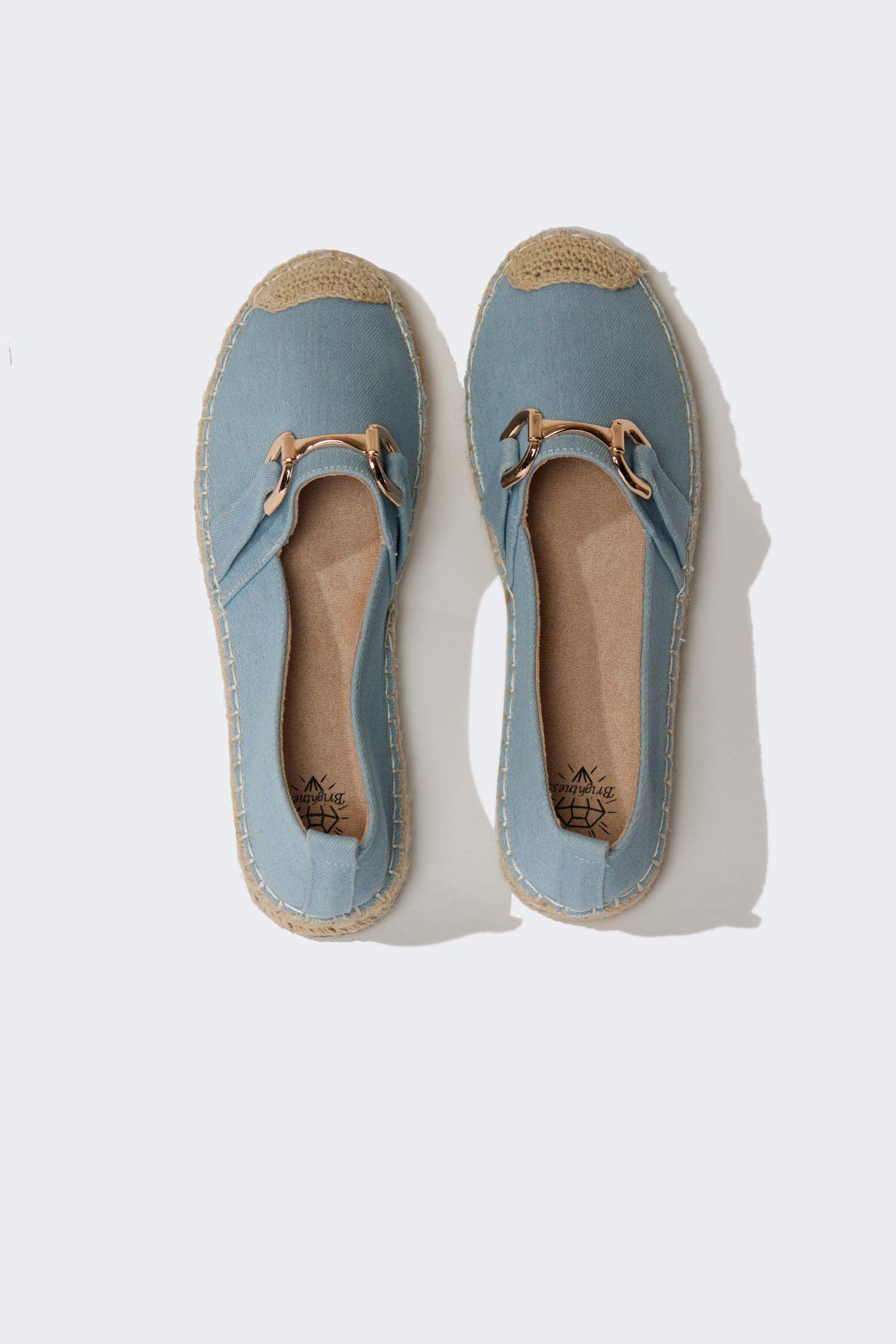 Woman Flat Sole Espadrille Shoes