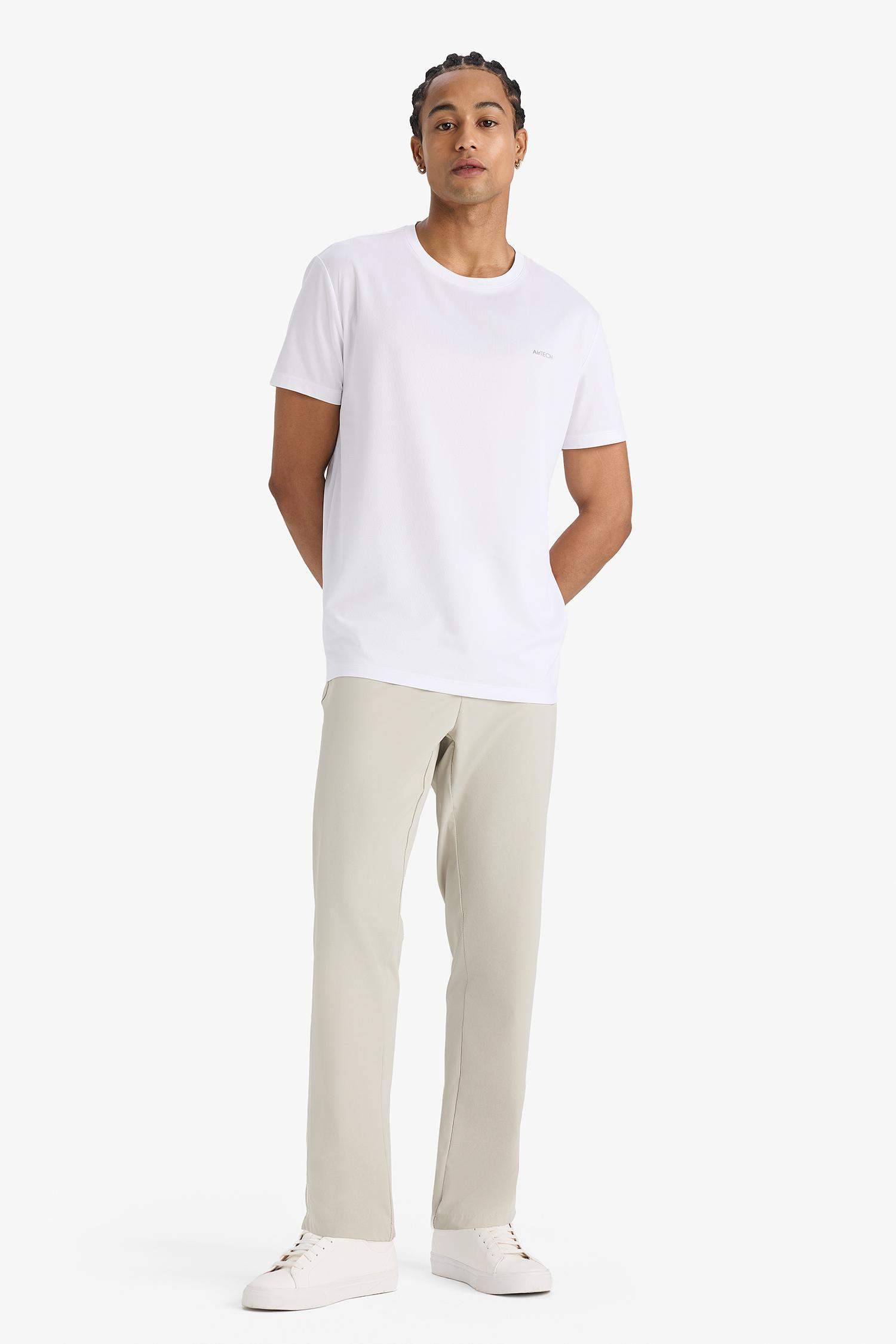 DeFactoFit Slim Fit Dar Kesim Standart Paça Dokuma Sporcu Pantolon