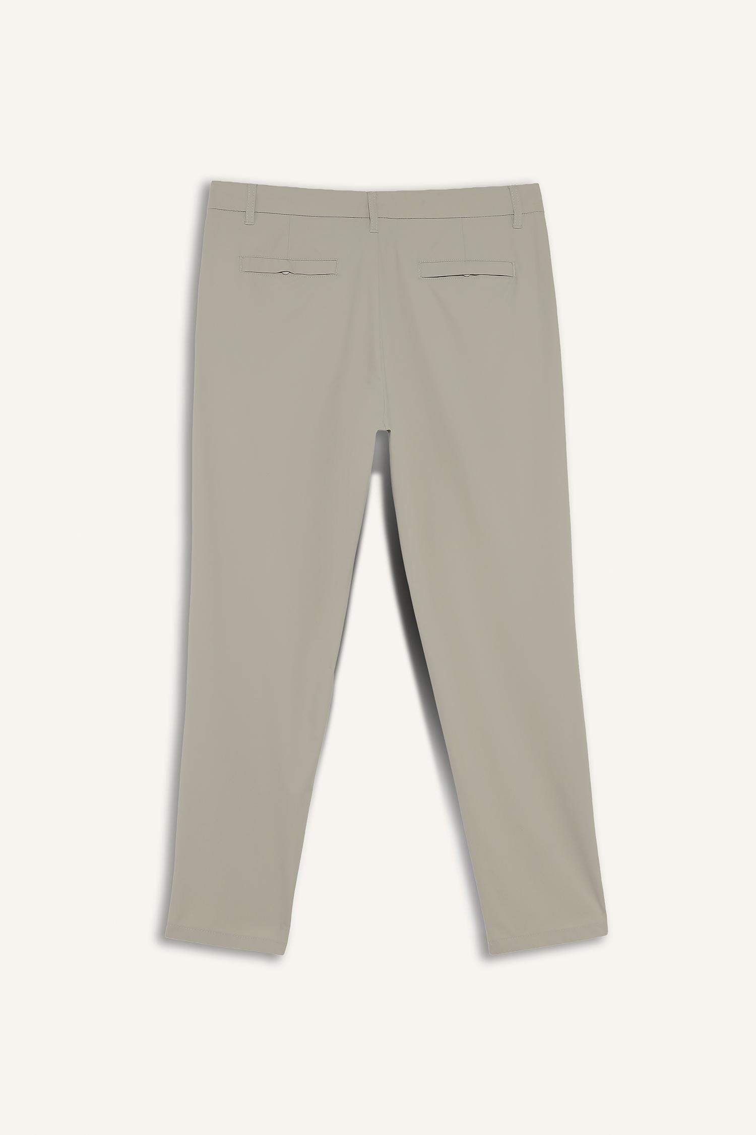 DeFactoFit Slim Fit Dar Kesim Standart Paça Dokuma Sporcu Pantolon