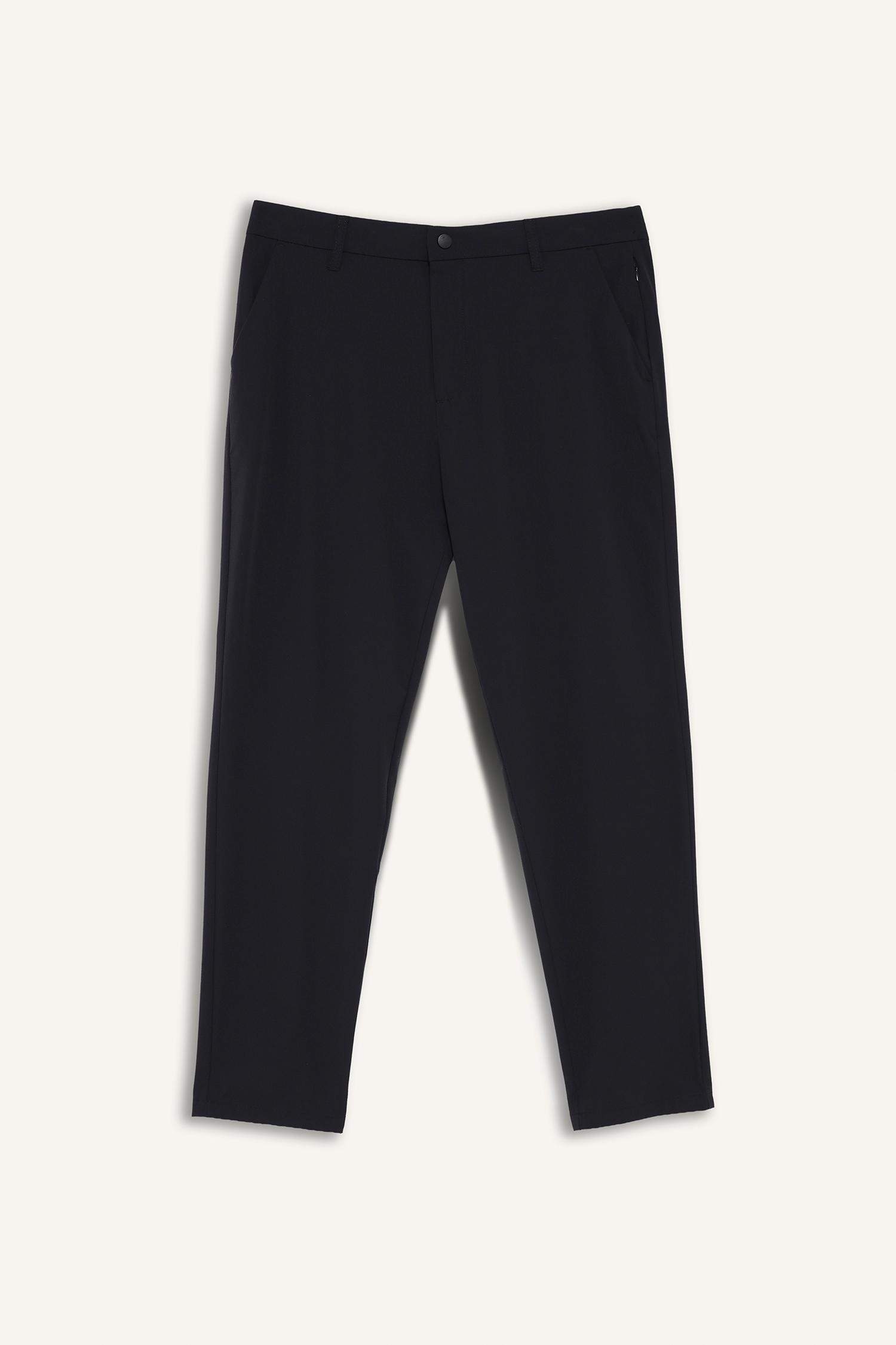 DeFactoFit Slim Fit Dar Kesim Standart Paça Dokuma Sporcu Pantolon