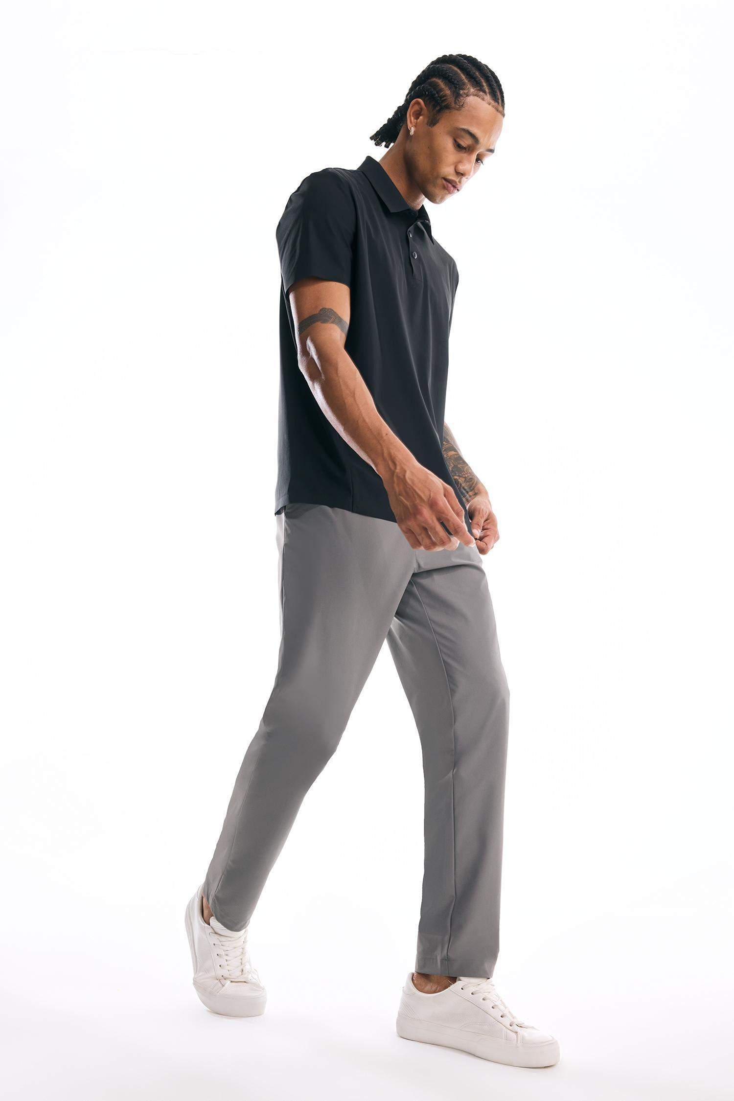 DeFactoFit Slim Fit Dar Kesim Standart Paça Esnek Multifonksiyonel Dokuma Sporcu Pantolon