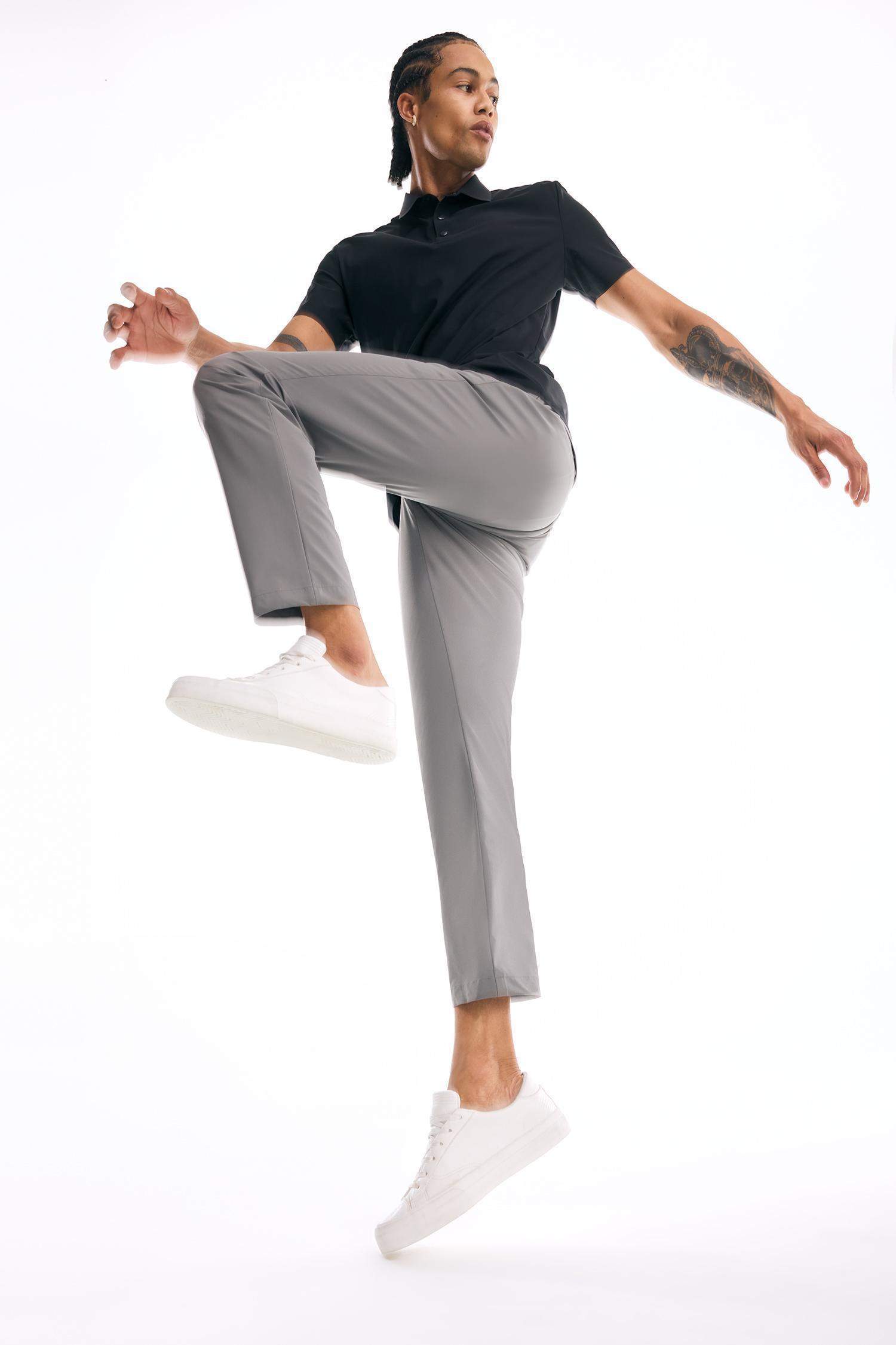 DeFactoFit Slim Fit Dar Kesim Standart Paça Esnek Multifonksiyonel Dokuma Sporcu Pantolon