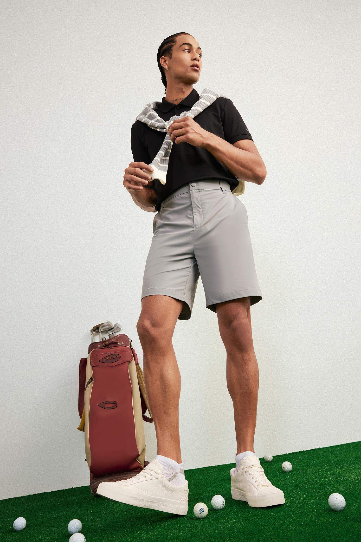 DeFactoFit Slim Fit Dar Kesim Sporcu Dokuma Şort