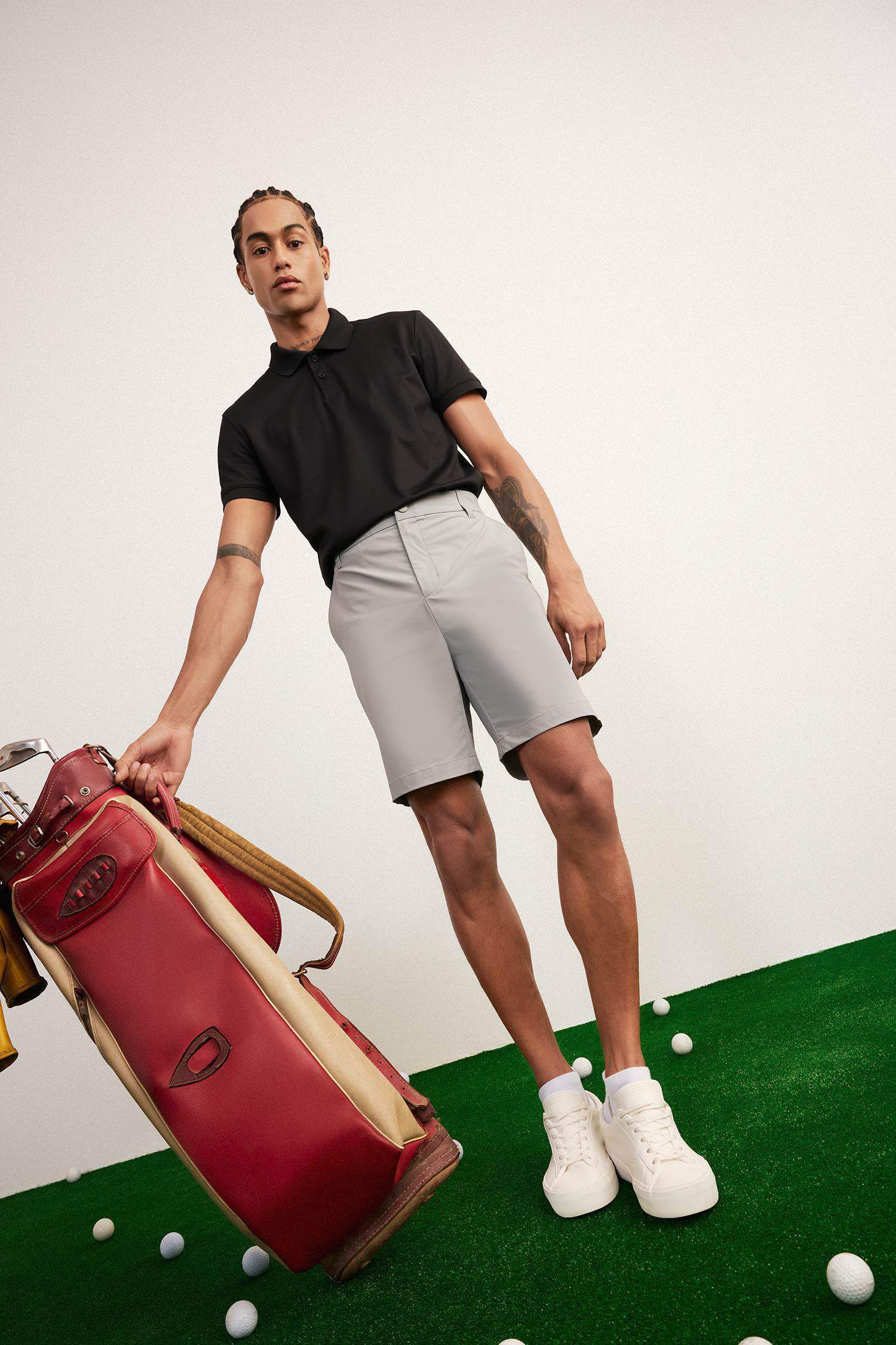 DeFactoFit Slim Fit Dar Kesim Sporcu Dokuma Şort