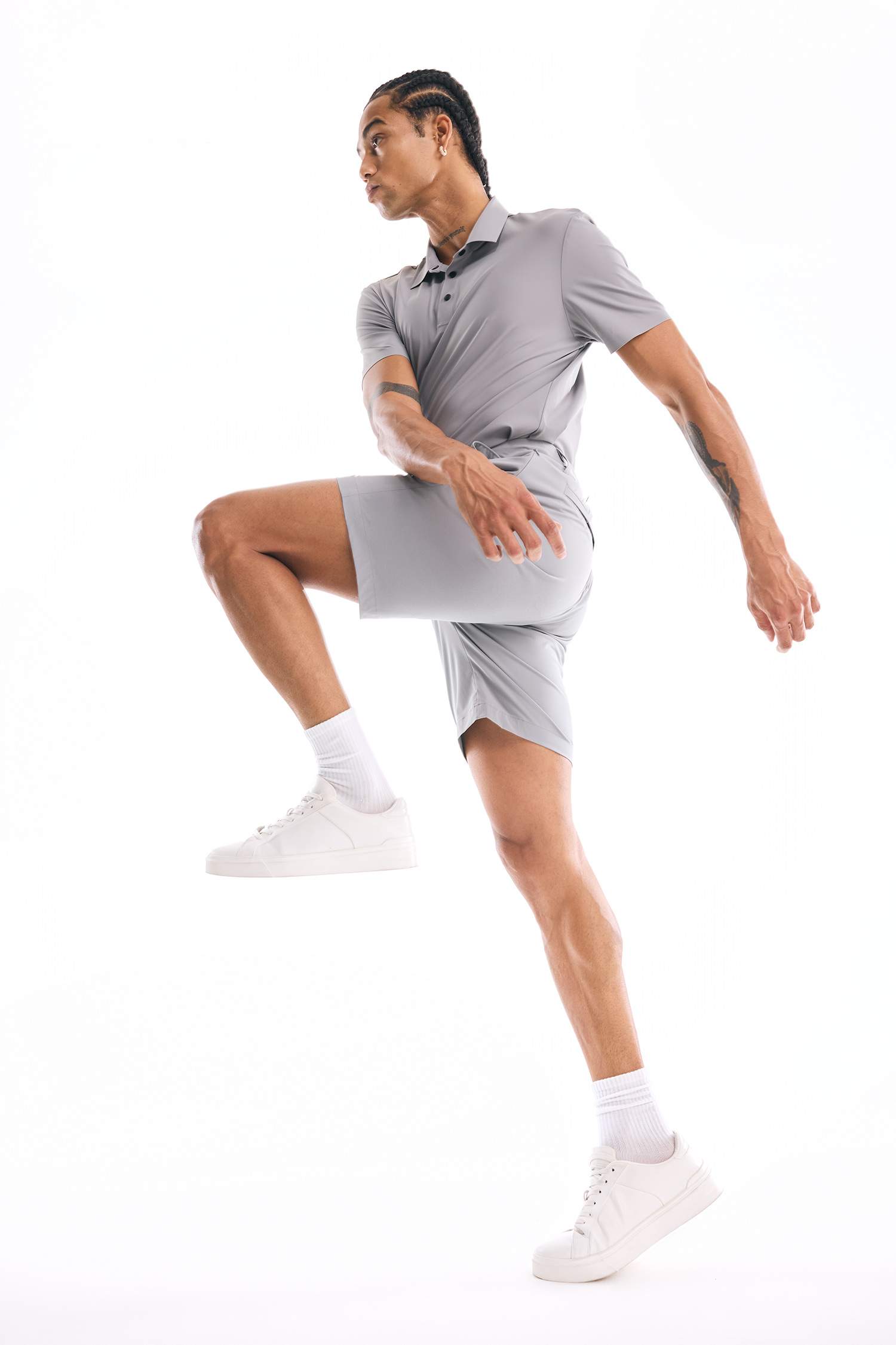 DeFactoFit Slim Fit Dar Kesim Sporcu Dokuma Şort