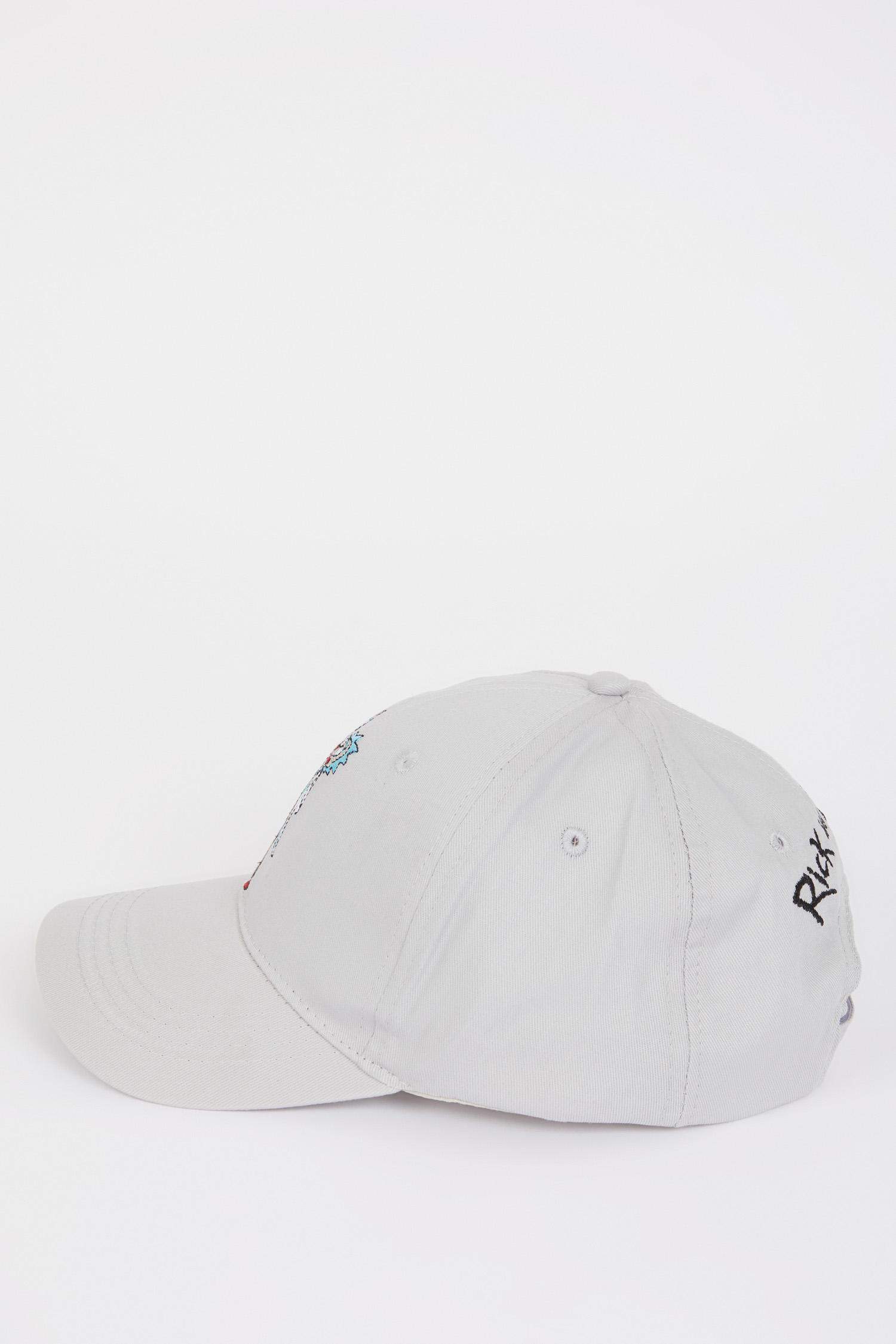 Erkek Rick and Morty Etiket Baskılı Dokuma Beyzbol Basketbol Şapkası