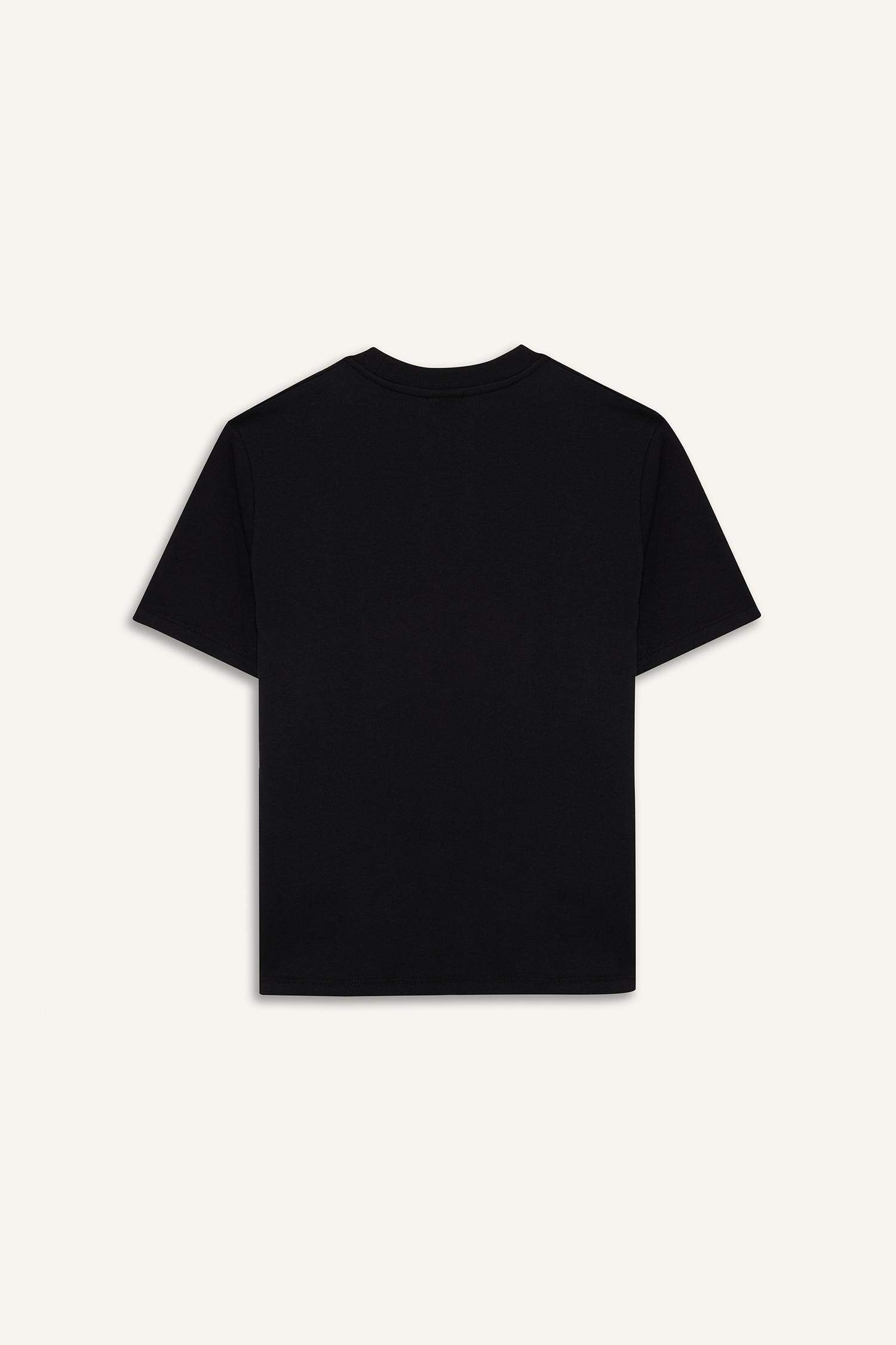 Erkek Çocuk Bisiklet Yaka Baskılı Kısa Kollu Tişört