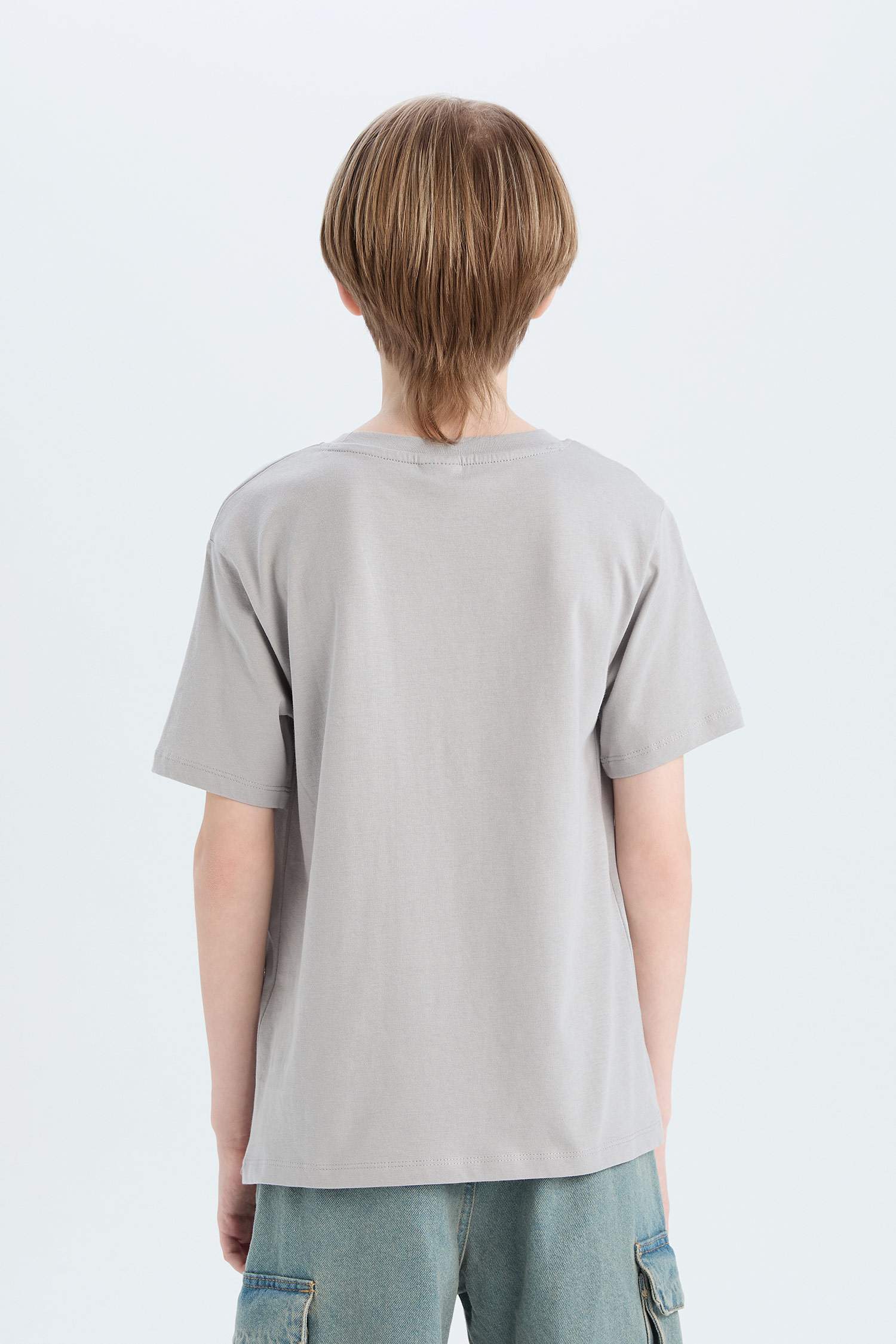 New Regular Fit Printed Short Sleeve T-Shirt