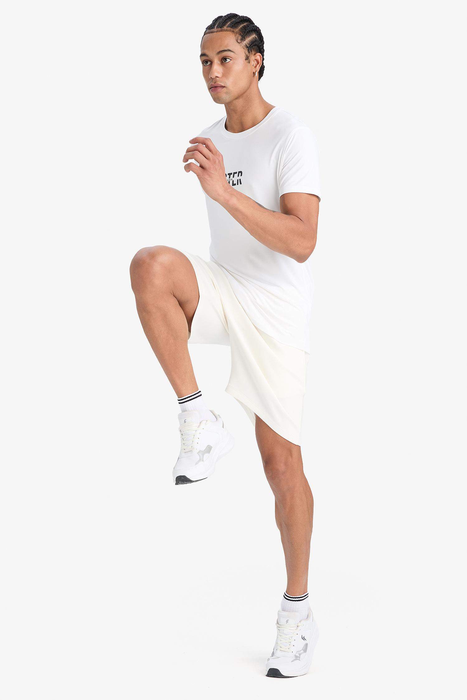 DeFactoFit Standart Fit Modal Kumaş Sporcu Kısa Paça Şort