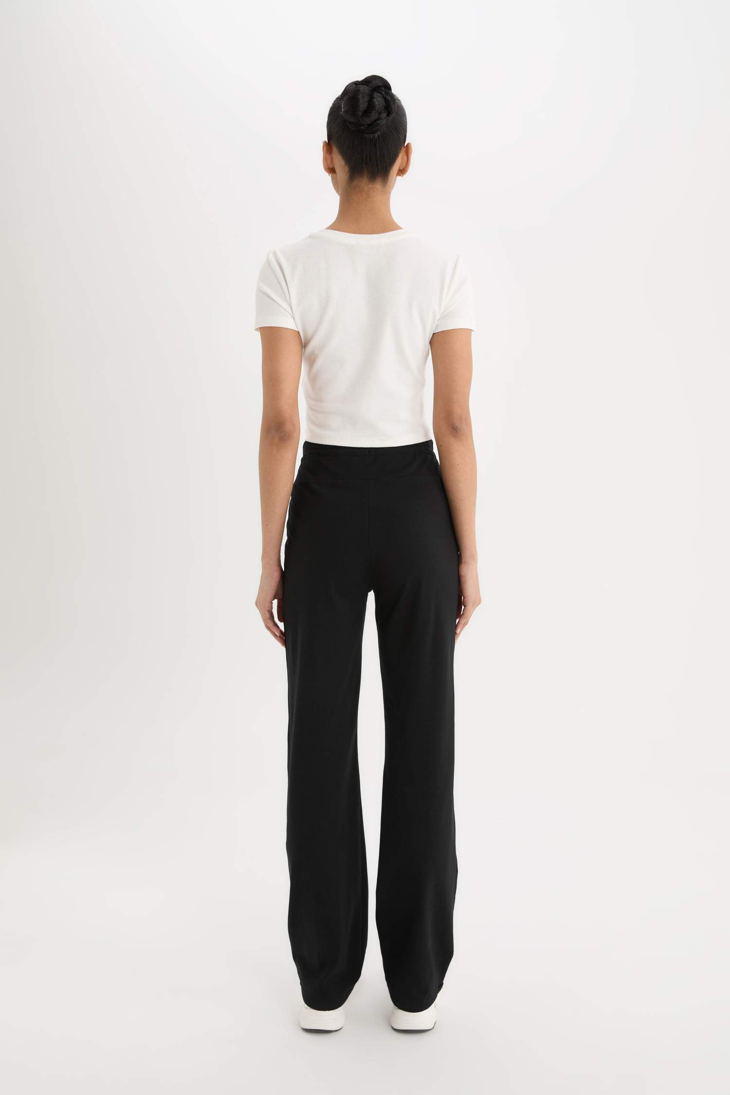 кең балақты шалбар пішімі бос аяқ Шалбар